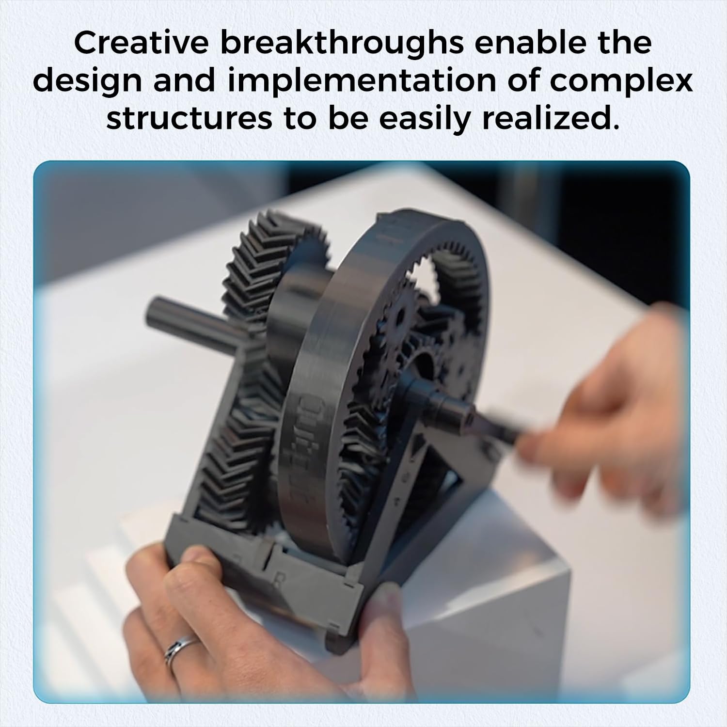 Official Creality Hyper Pla Cf (Pla Carbon Fiber) Filament 1.75Mm, High Speed Pla Cf 30 300Mm/S 3D Printer Filament, Dimensional