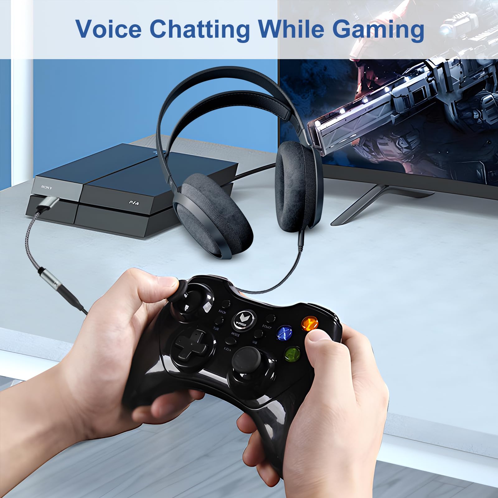 (2 Pack) Usb To 3.5Mm Jack Audio Adapter, Qimkero External Sound Card Usb A, For Aux Stereo Converter, Compatible For Headset, P