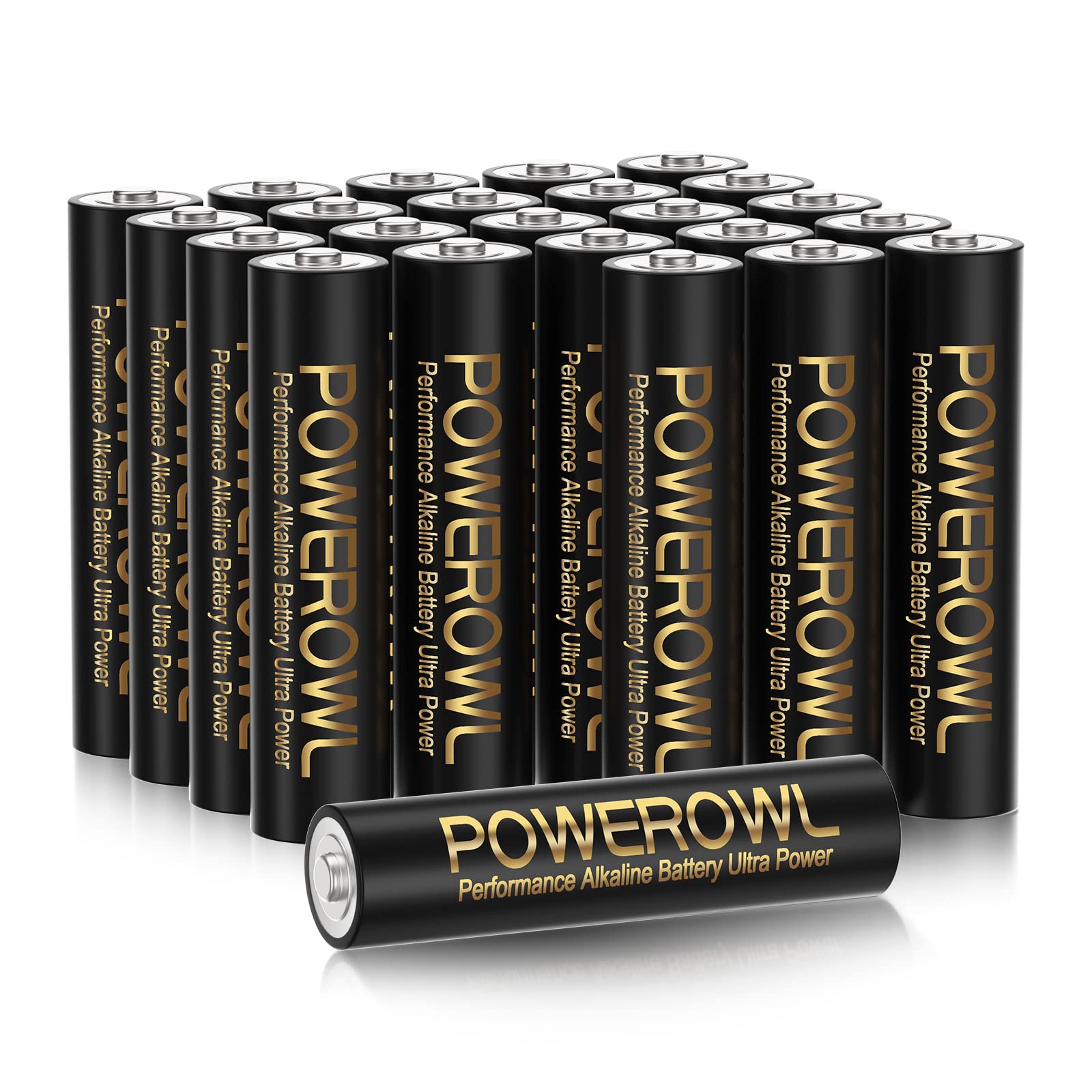 Powerowl High Capacity Alkaline Aaa Batteries 24 Pack, 1.5V Long Lasting Triple A Battery, 10 Year Shelf Life