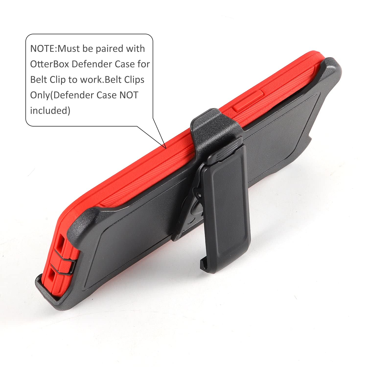 Wallskin 2 Pack Replacement Belt Clip Holster For Apple Iphone Xs, X, 10 Otterbox Defender Series Case | Clip For Belt Holder (C