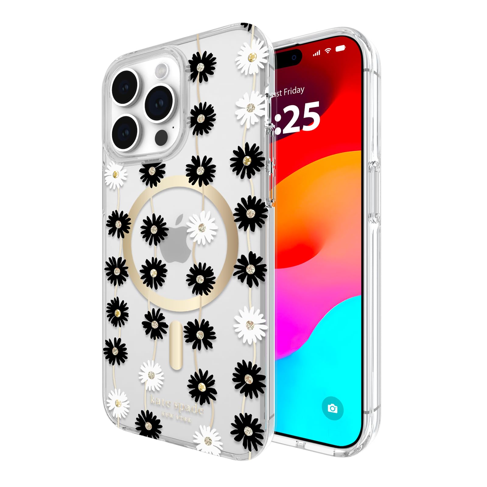 Kate Spade New York Iphone 15 Pro Max Case, Compatible With Magsafe   Daisy Chain