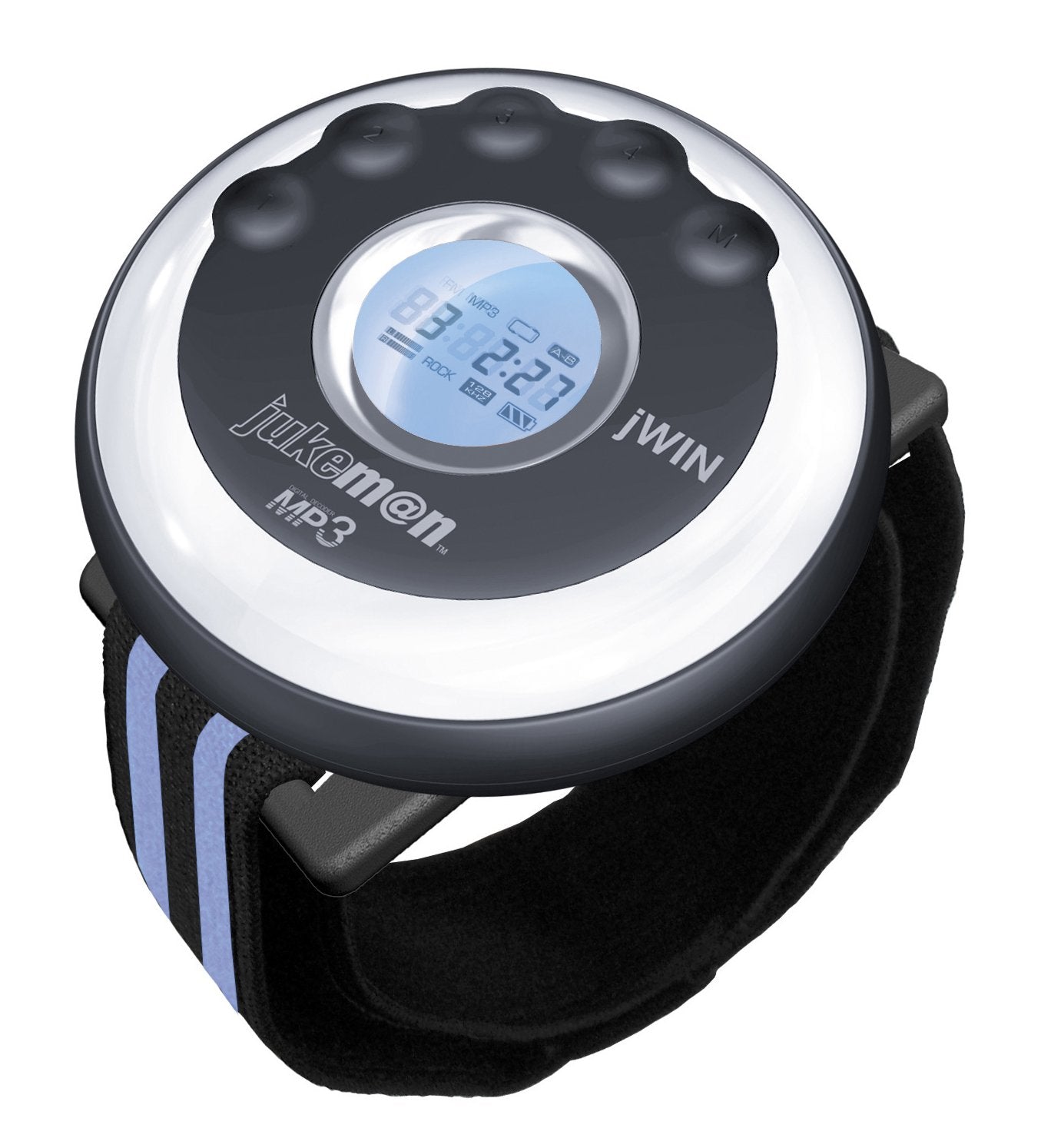 256Mb Jwin Usb2.0 Sports Mp3/Voice Digital Audio Player(Blk)
