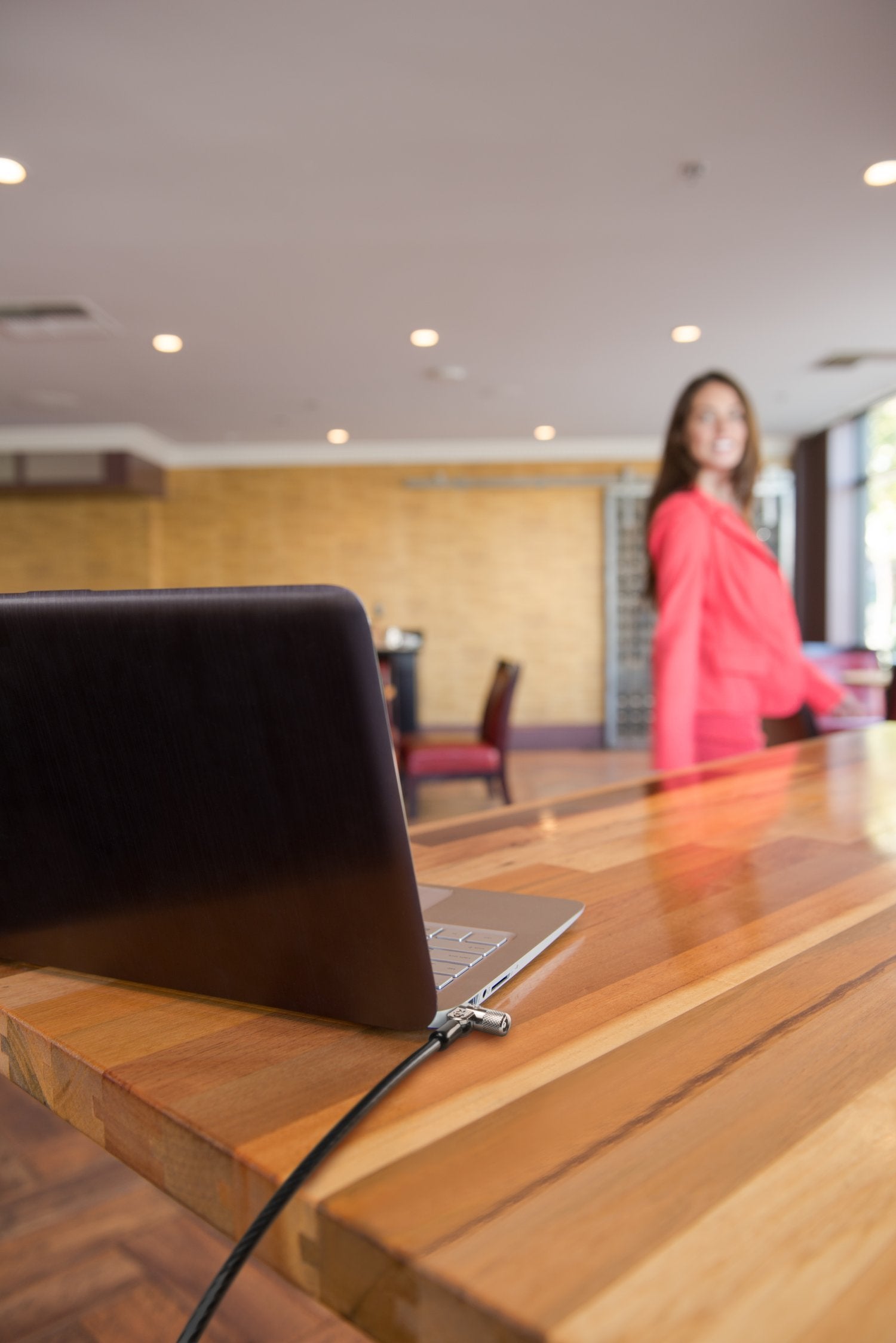 Kensington Cable Lock For Hp Laptops, Lenovo, Asus, Acer & Other Devices   New Smaller & Stronger Pivoting Lock Head (K65035Am)