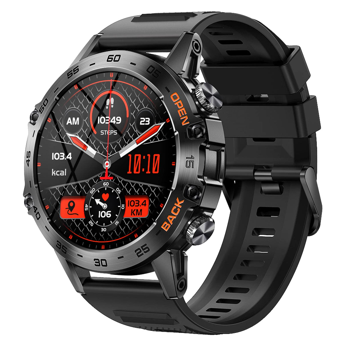 Sedsey Smart Watch For Men Fitness Tracker(Answer/Dial Call) Bluetooth Call 1.39 ' 'Hd Military Smartwatch Fitness Watch For And