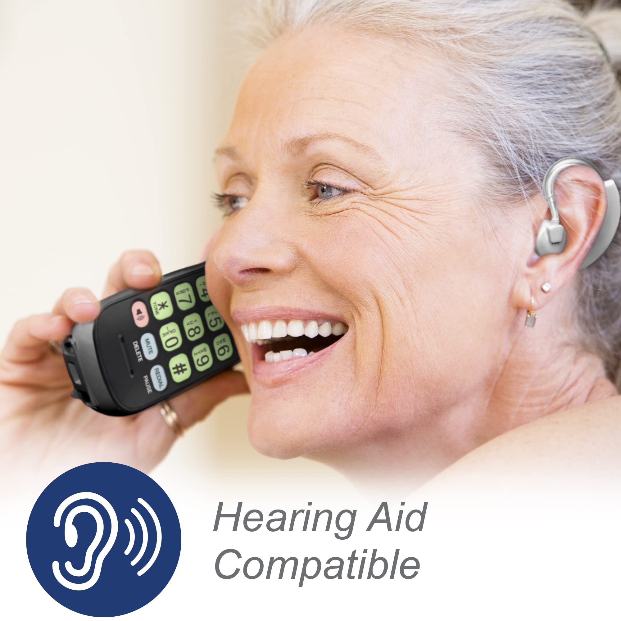 [New] Vtech Vg131-21 Dect 6.0 2-Handset Cordless Phone - Bluetooth Connection, Blue-White Display, Big Buttons, Full Duplex Spea