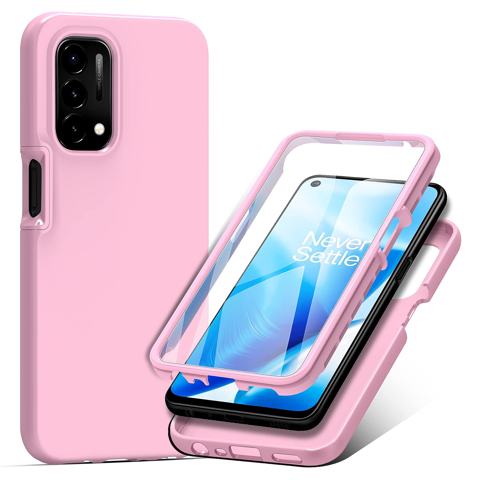 Jaroie Design Heavy Duty Case For Oneplus Nord N200 5G Case With Built In Screen Protector Dual Layer Pc Silicone Shockproof Pro