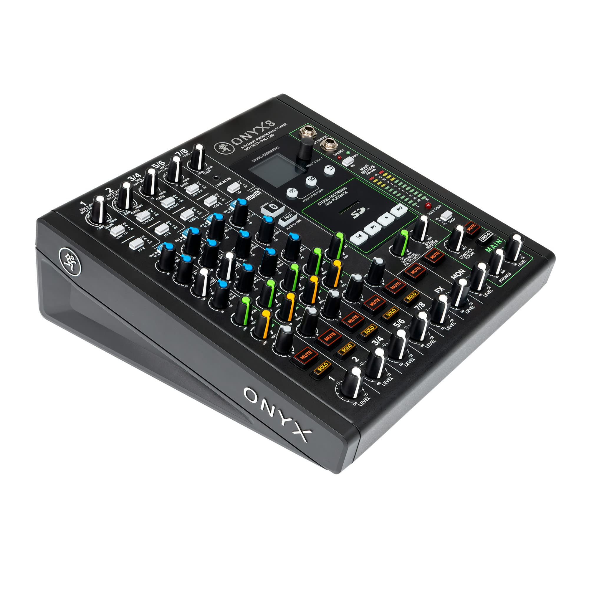 Mackie Onyx8 8 Channel Analog Mixer With Multi Track Usb