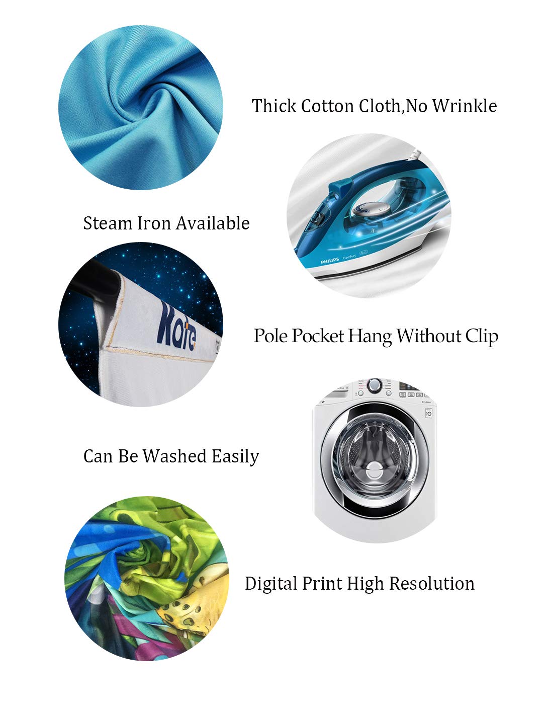 Kate 10  10Ft Blue Portrait Photography Backdrop Abstract Photo Background For Photographer Video Pictures Photo Studio Prop Fab