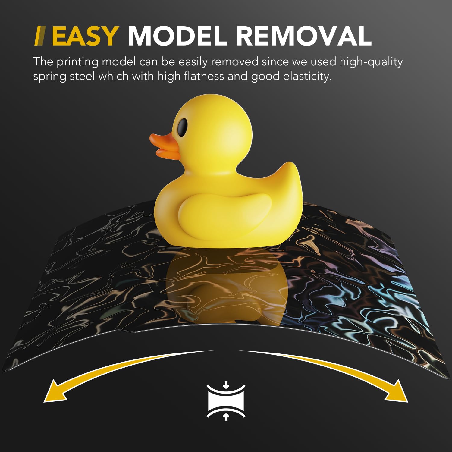 Vokelater 3D Printer Build Plate Pey Sheet For Bambu Lab X1/X1C/X1E/P1P/P1S/A1, Water Ripple + Kaleidoscope Dual Texture 257X257