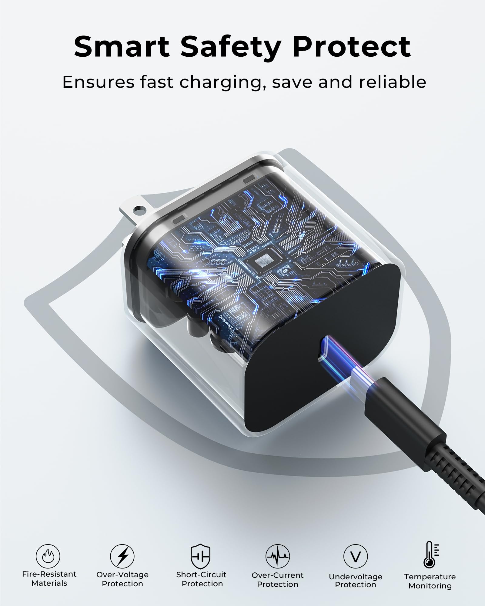 Antank 60W Switch 2 Charger, 20V 3A Pd Fast Charging Power Adapter For Nintendo Switch, Lite, Oled & Steam Deck, 4K Tv Dock Supp