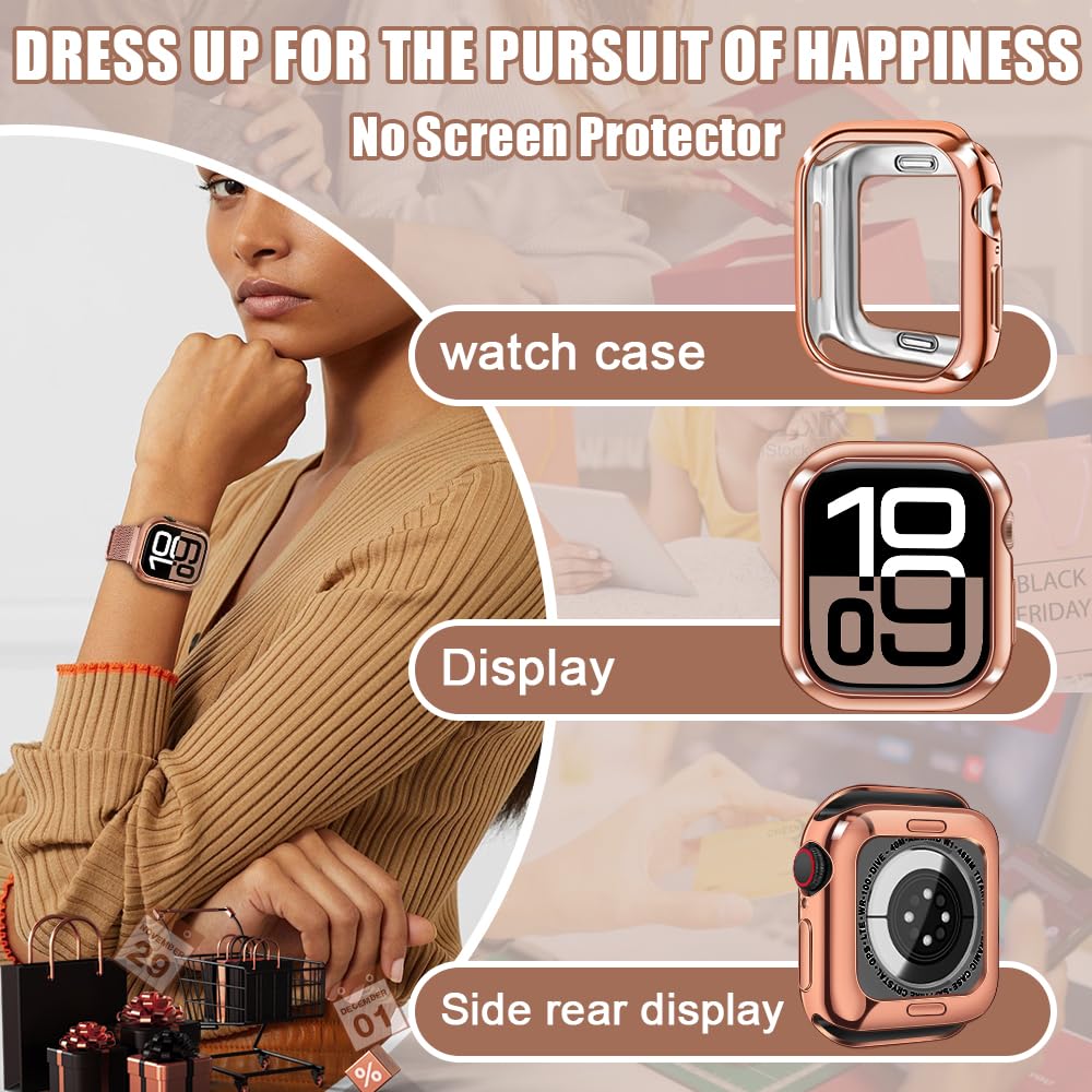 Top4Cus 42Mm (Series 10) Cover Environmental Soft Flexible Tpu Anti Scratch Lightweight Protective 42Mm Iwatch Case Compatible W