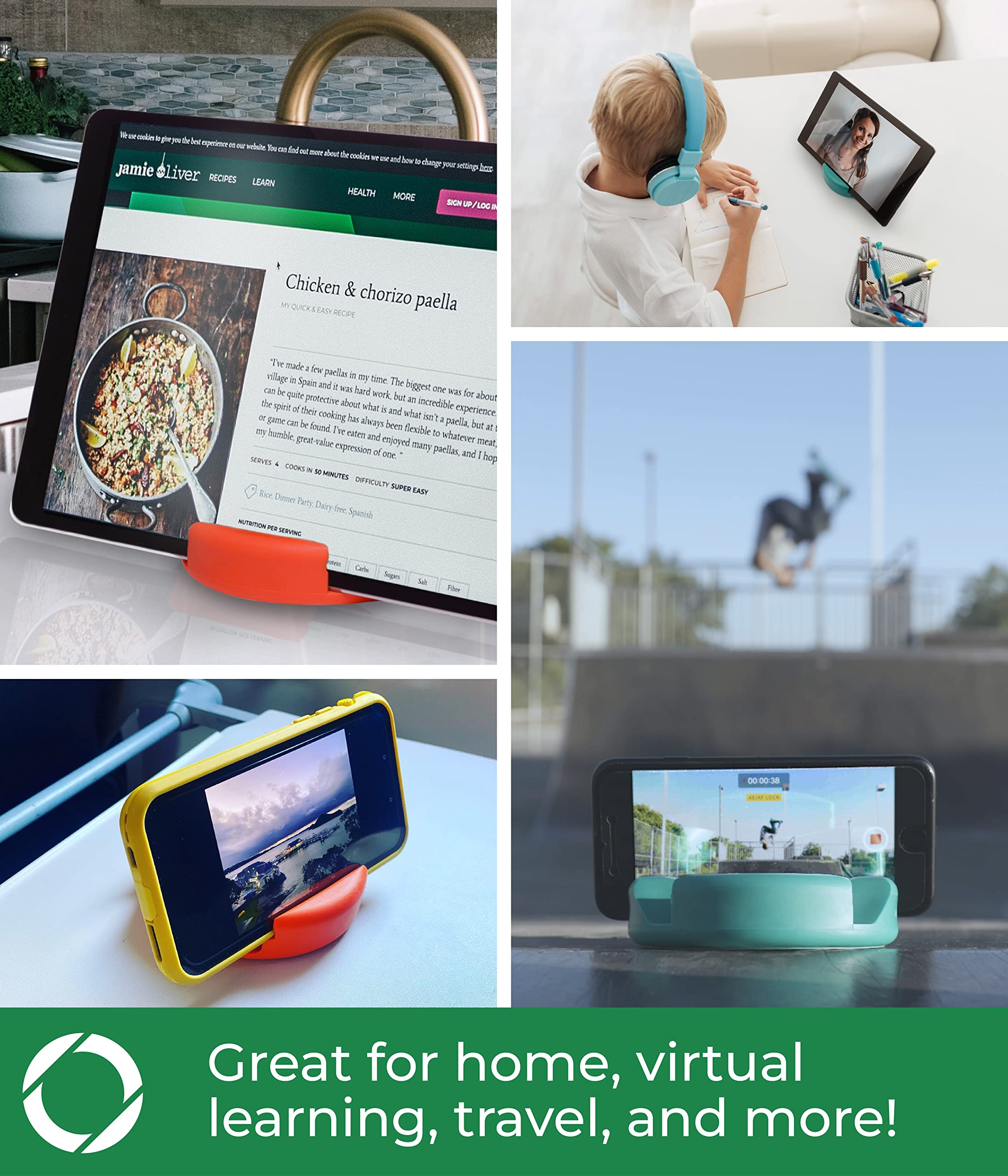 Godonut Glazed Phone Stand   Portable Mount Accessory For Travel, Nightstand Or Desk  Compatible With Tablet, Iphone & Most Smar