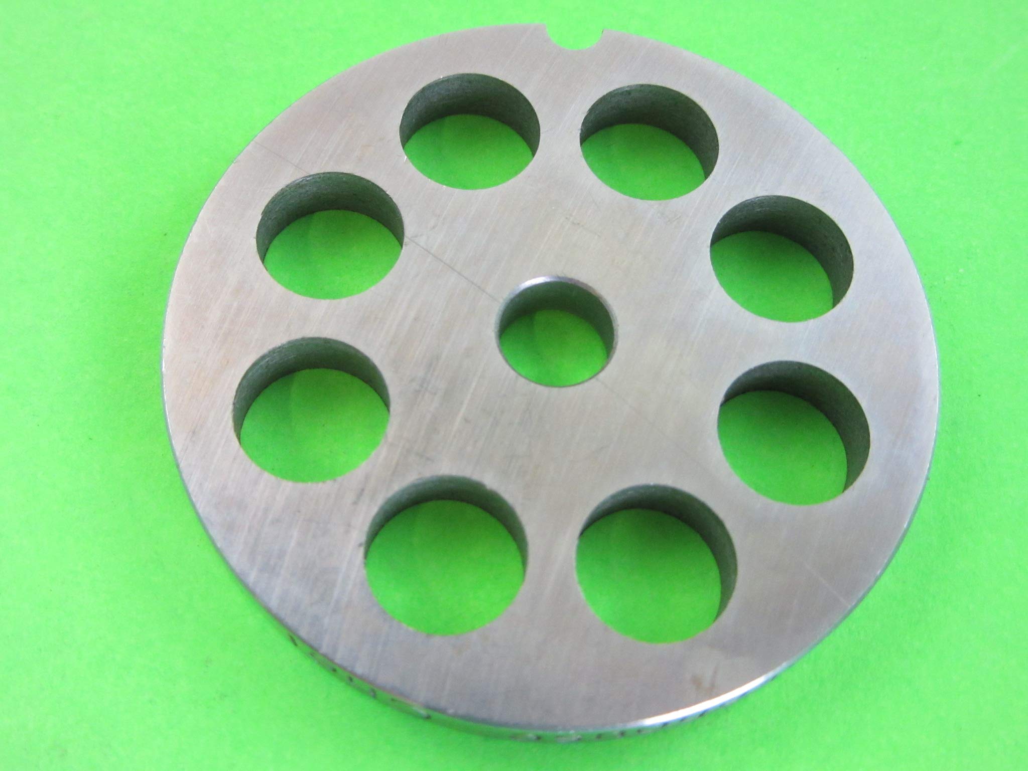 #8 X 1/2'' Stainless Steel Meat Grinder Plate Disc For Hobart Lem Cabelas Universal Mtn & Others