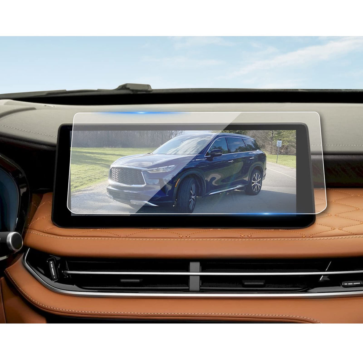 Bibibo For 2023 2024 Infiniti Qx60 Screen Protector 2022-2024 2025 Infiniti Qx60 12.3 Inch Infotainment Display 2024 Infiniti Qx60 Accessories 2024 Qx60