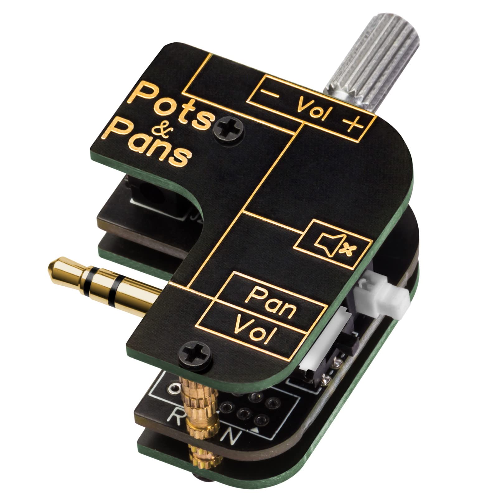 Myvolts Pots And Pans   Potentiometer Volume Control With Pan Mode And Mute Button