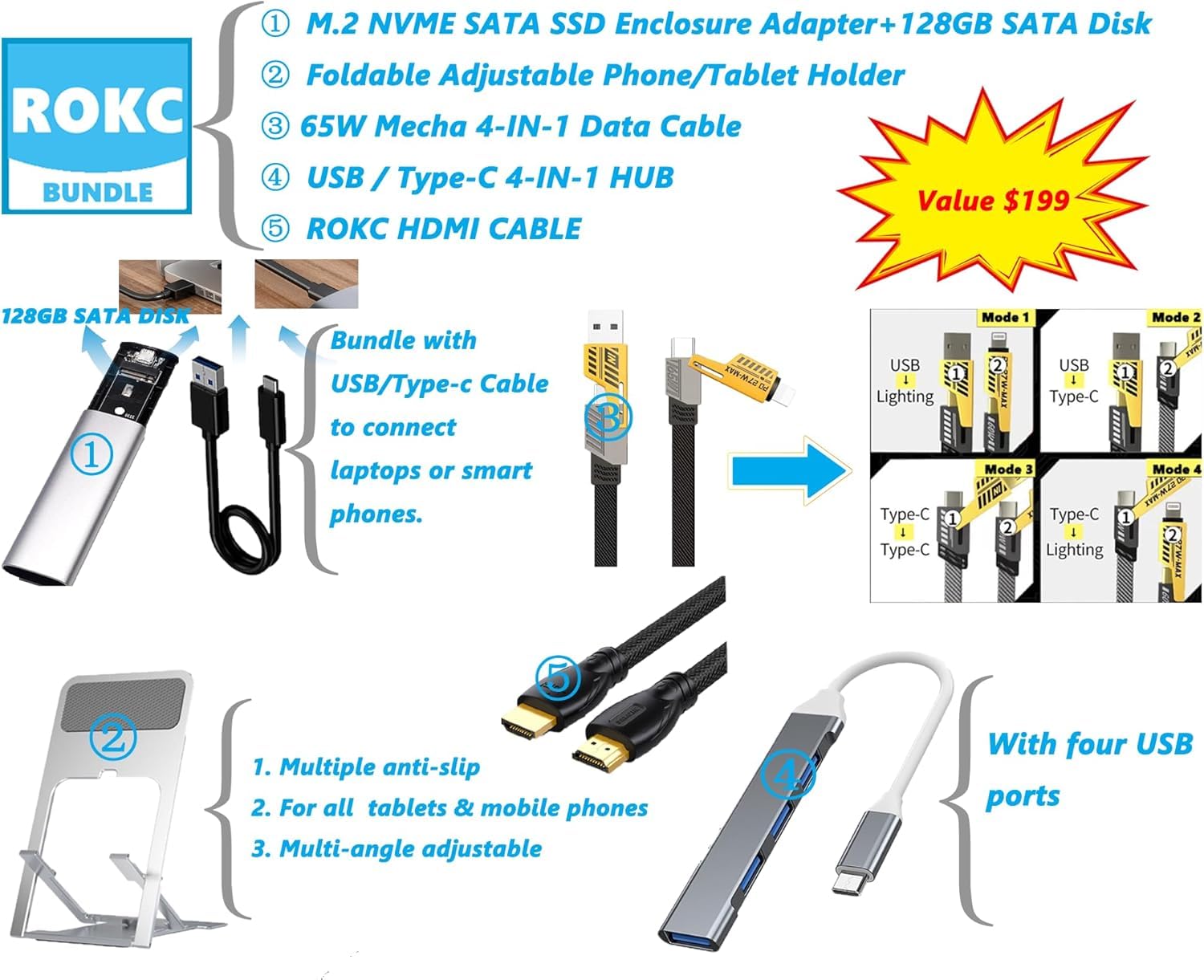 Hp Ai Powered Laptop | 15.6'' Hd Touchscreen With Webcam & Mic Computer | 16Gb Ram|1Tb Ssd & 128Gb Portable Ssd | Intel Core I3