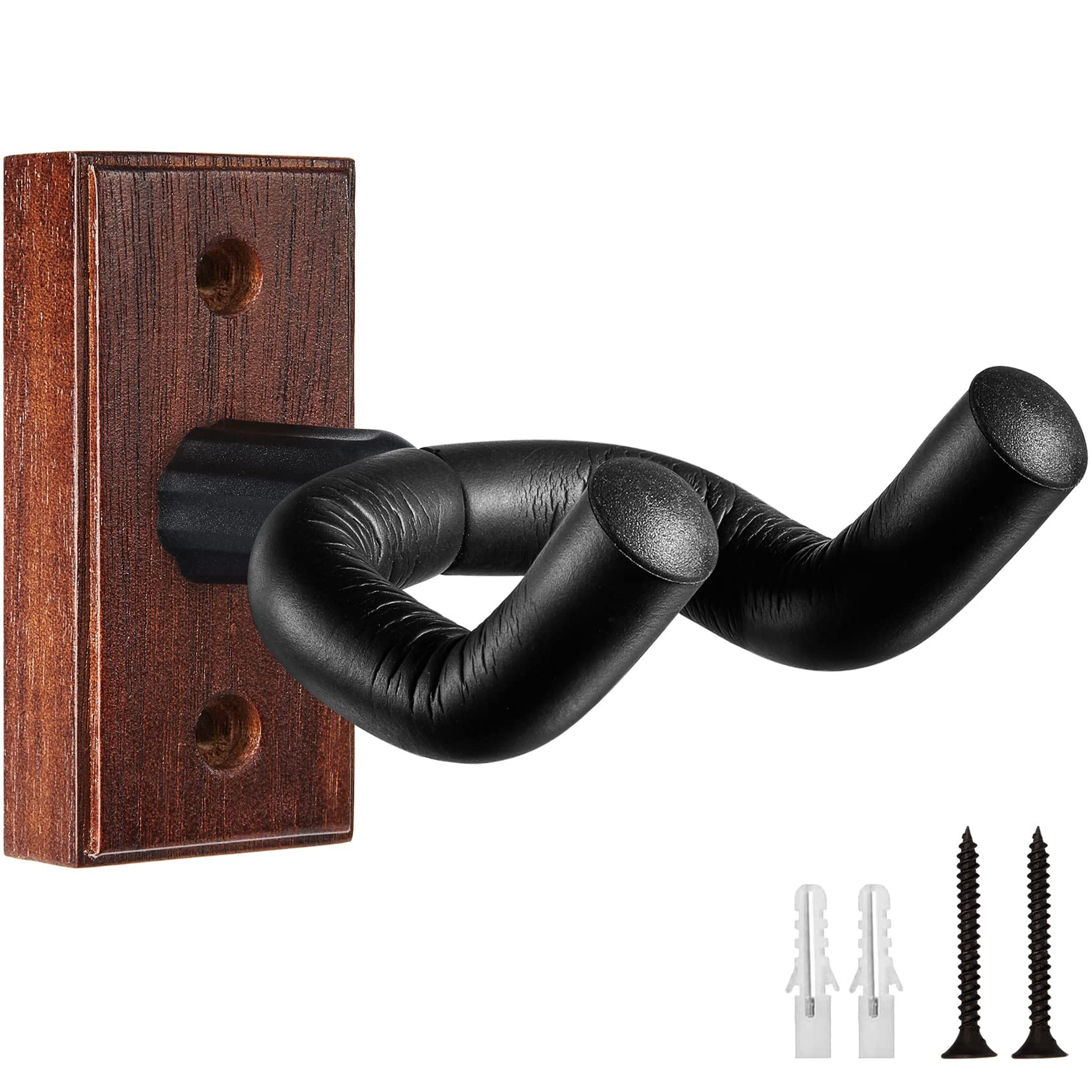 Wogod Guitar Wall Mount Guitar Hanger Wall Holder   Guitar Wall Hangers Wall Hook Stand For Acoustic Electric Guitars Bass Ukule