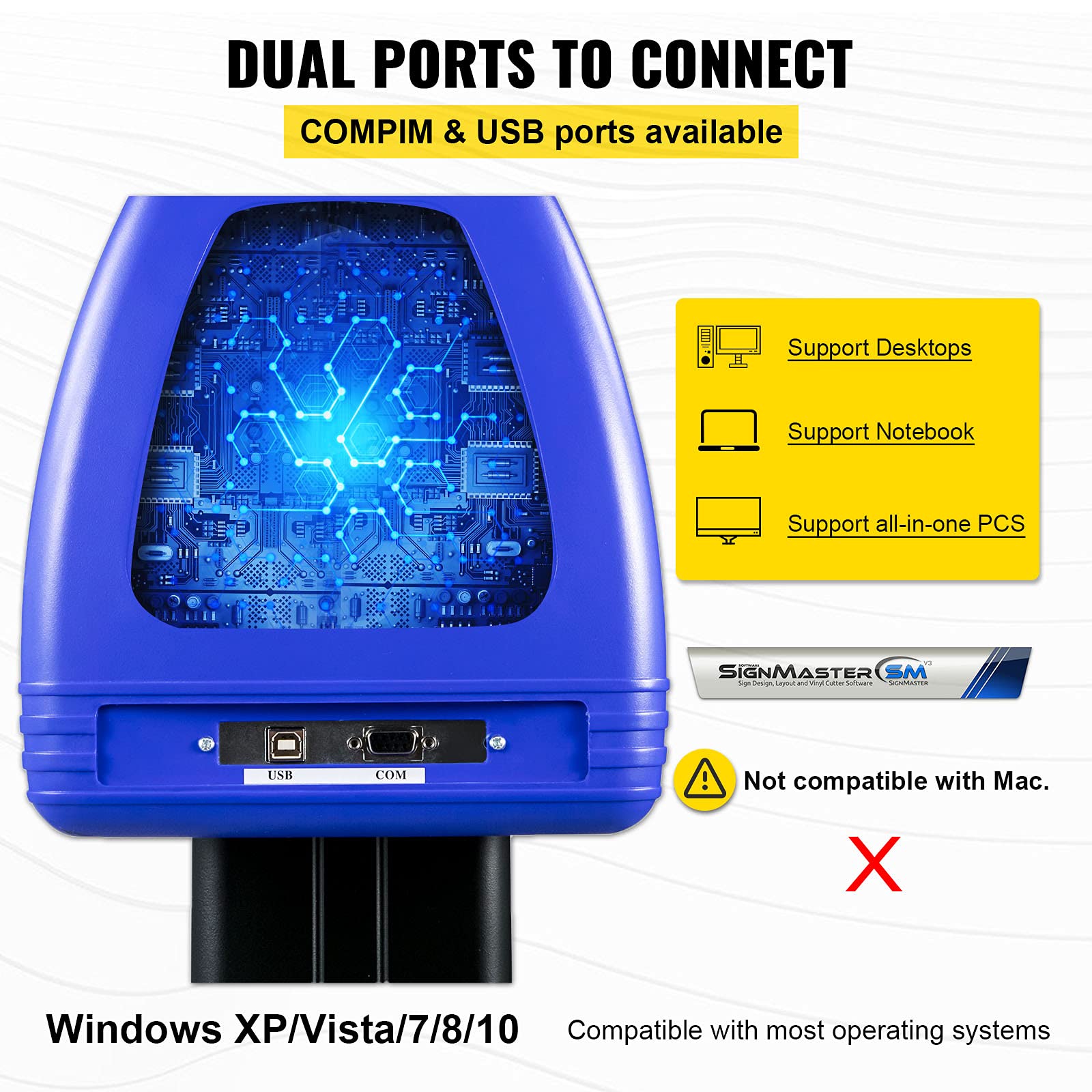 Vevor Vinyl Cutter 28 Inch Vinyl Cutter Machine With 20 Blades Maximum Paper Feed 720Mm Vinyl Plotter Cutter Machine With Sturdy