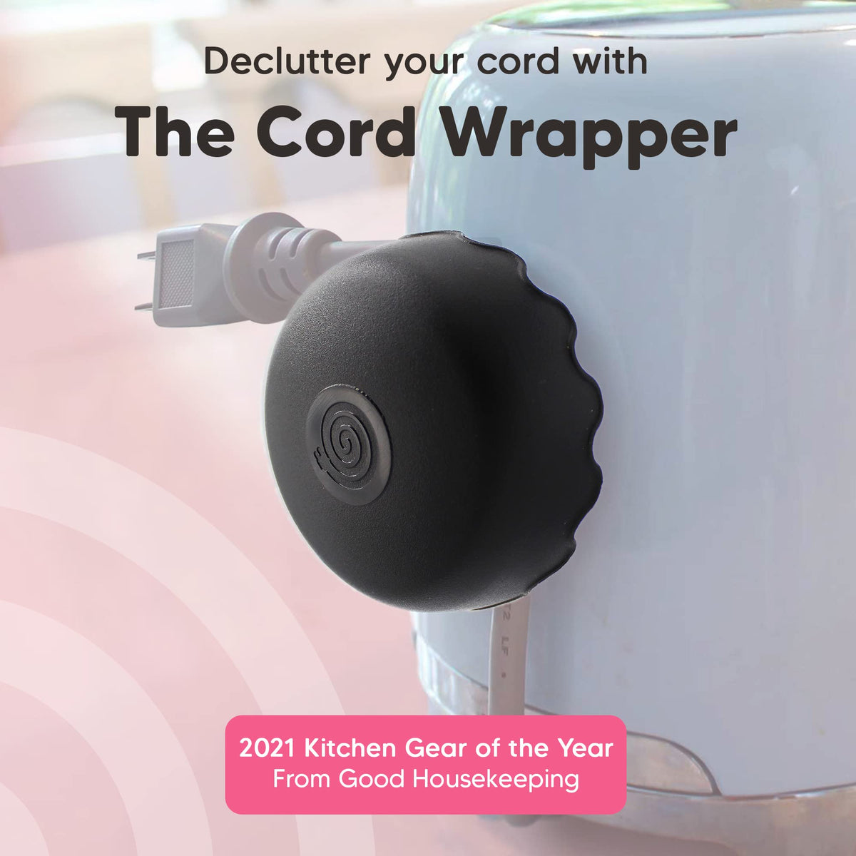 The Cord Wrapper 4 Pack Power Cord Organizer, Heat Resistant Cord Wrap ...