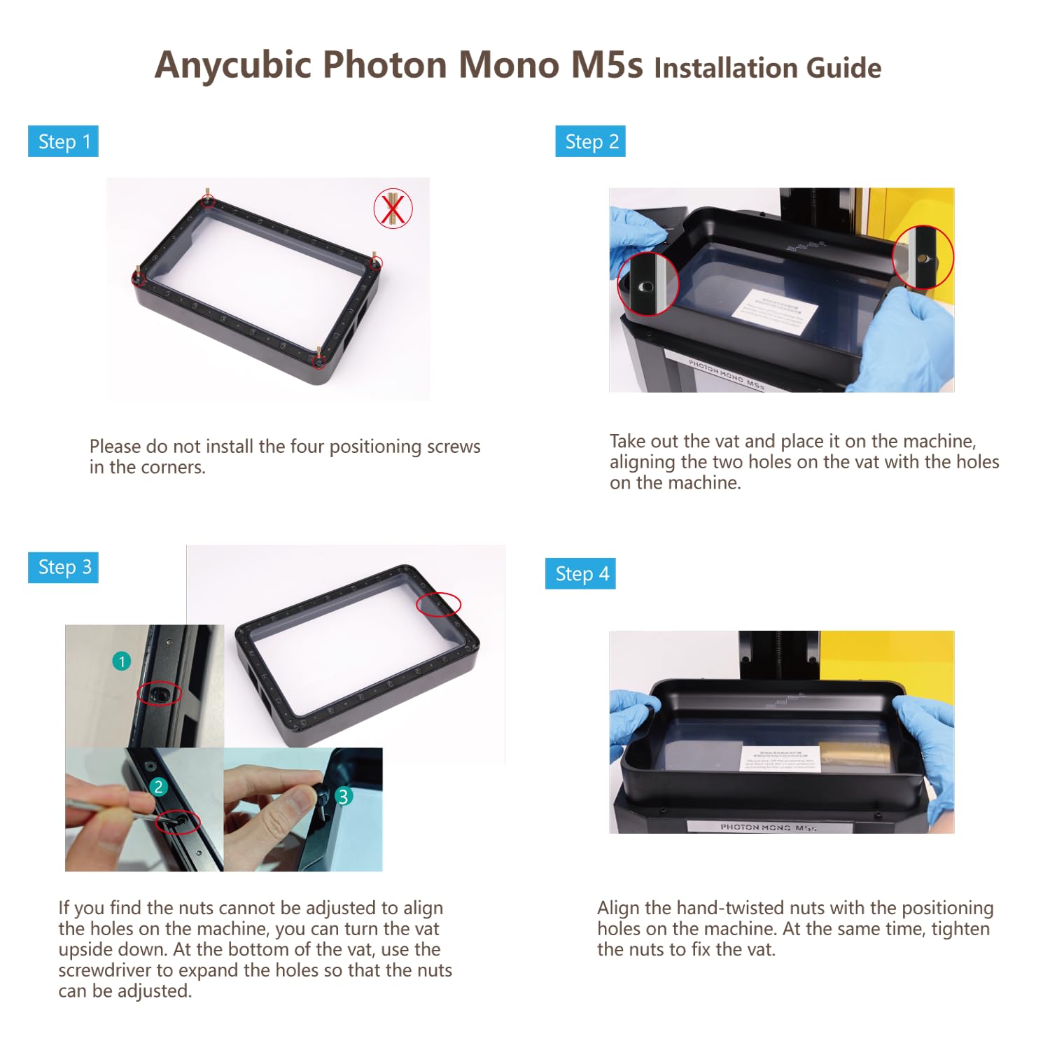 Sovol 3D Printer Resin Vat With Silicone Lid, Durable Aluminium Alloy Resin Tank With Fep Film & Aluminum Rings Preinstalled For