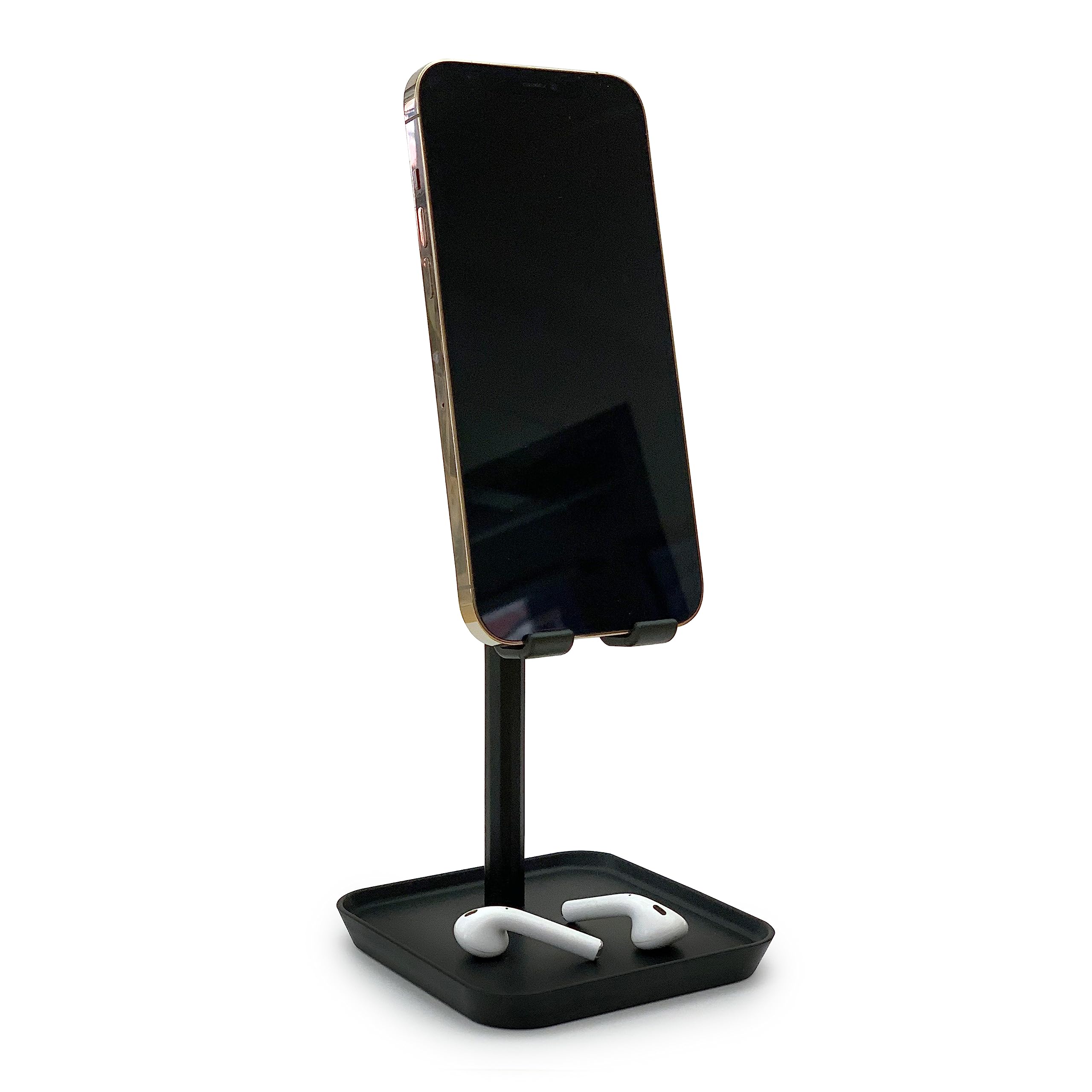 Kikkerland Extendable Portable Ergonomic Adjustable Universal Perfect Phone Stand With Tray - Thumbnail 2
