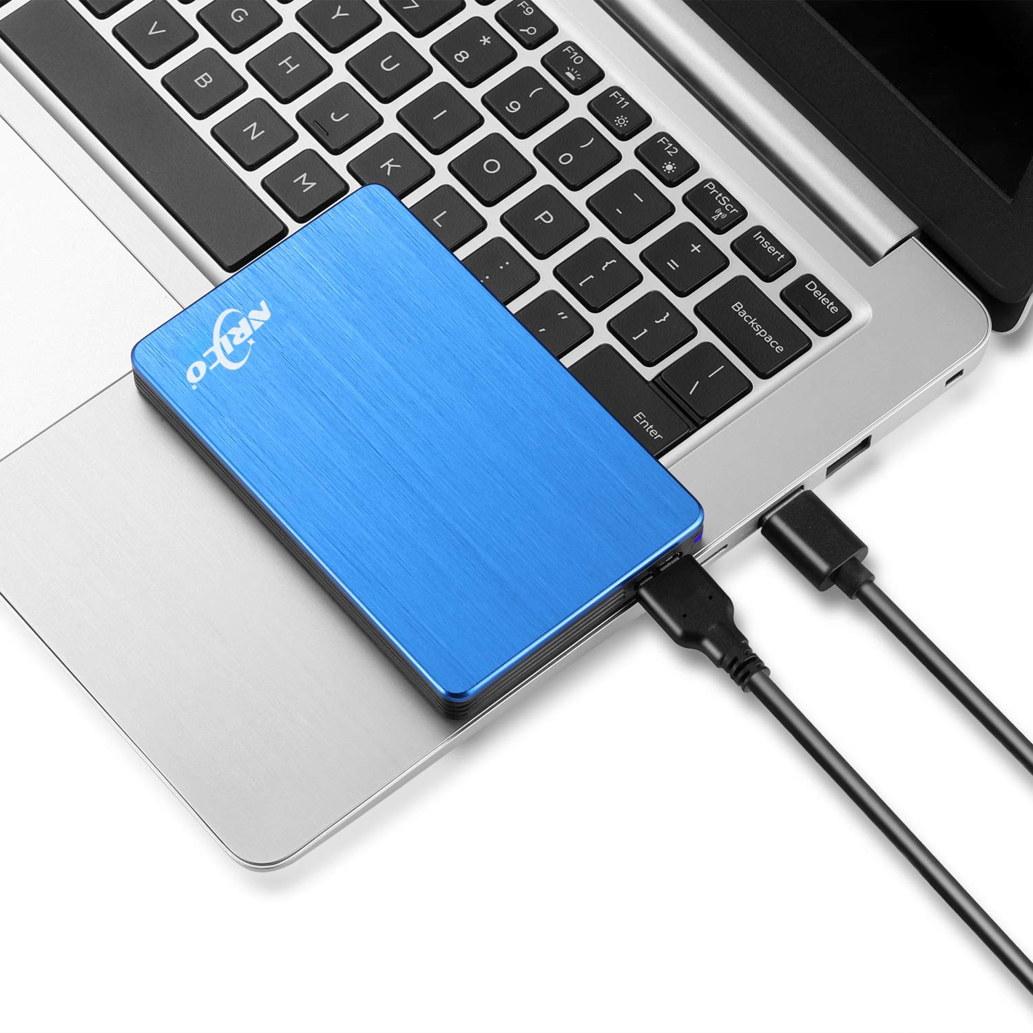 Nrico 320Gb Portable External Hard Drive Usb 3.0 Hdd 2.5Inch Storage Compatible For Pc, Mac, Desktop,Ps4 (320Gb, Blue)