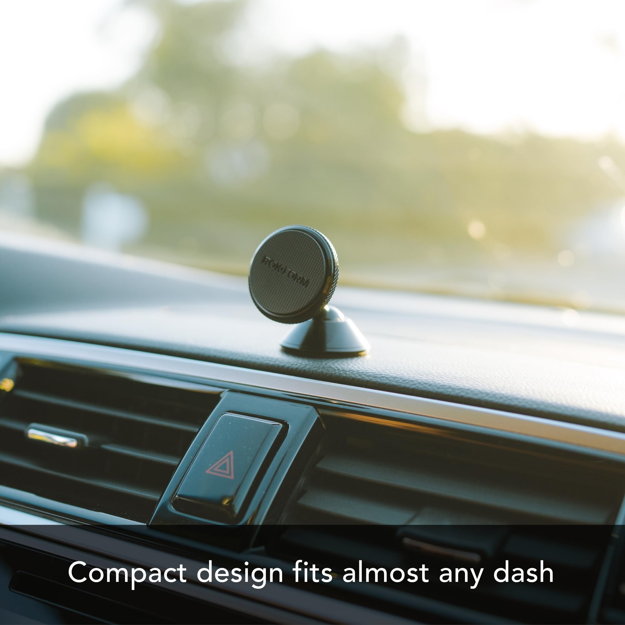 Rokform   Adjustable Magnetic Car Mount, 360 Degree Swivel With 3M Vhb Tape, Cell Phone Holder, Aluminum Dashboard Phone Mount S