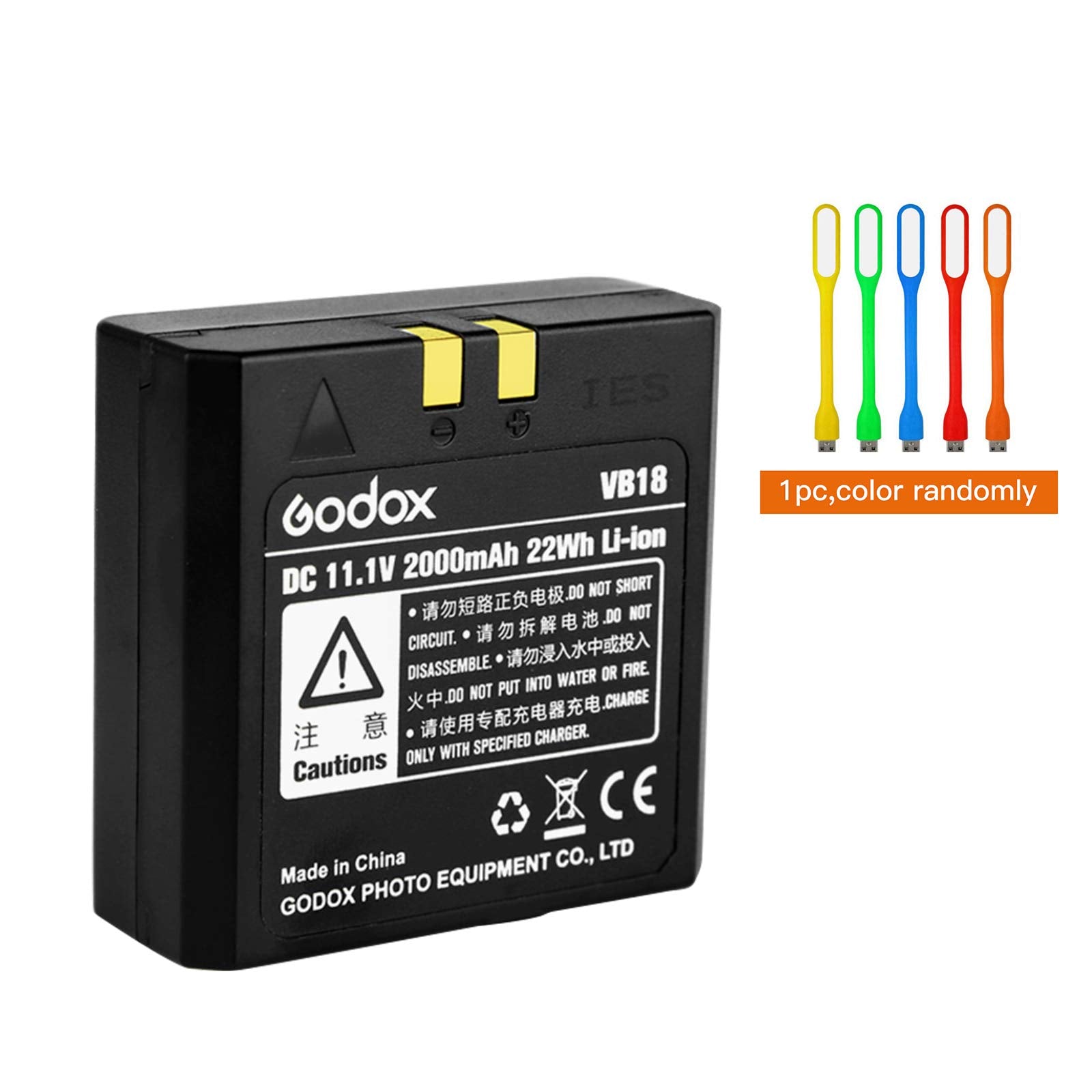 Godox Vb18 Rechargeable Li Ion Battery For Godox V850,V850Ii,V860, V860Ii N, V860Ii C, V860Ii S, V860Ii F, V860Ii O Speedlite Fl