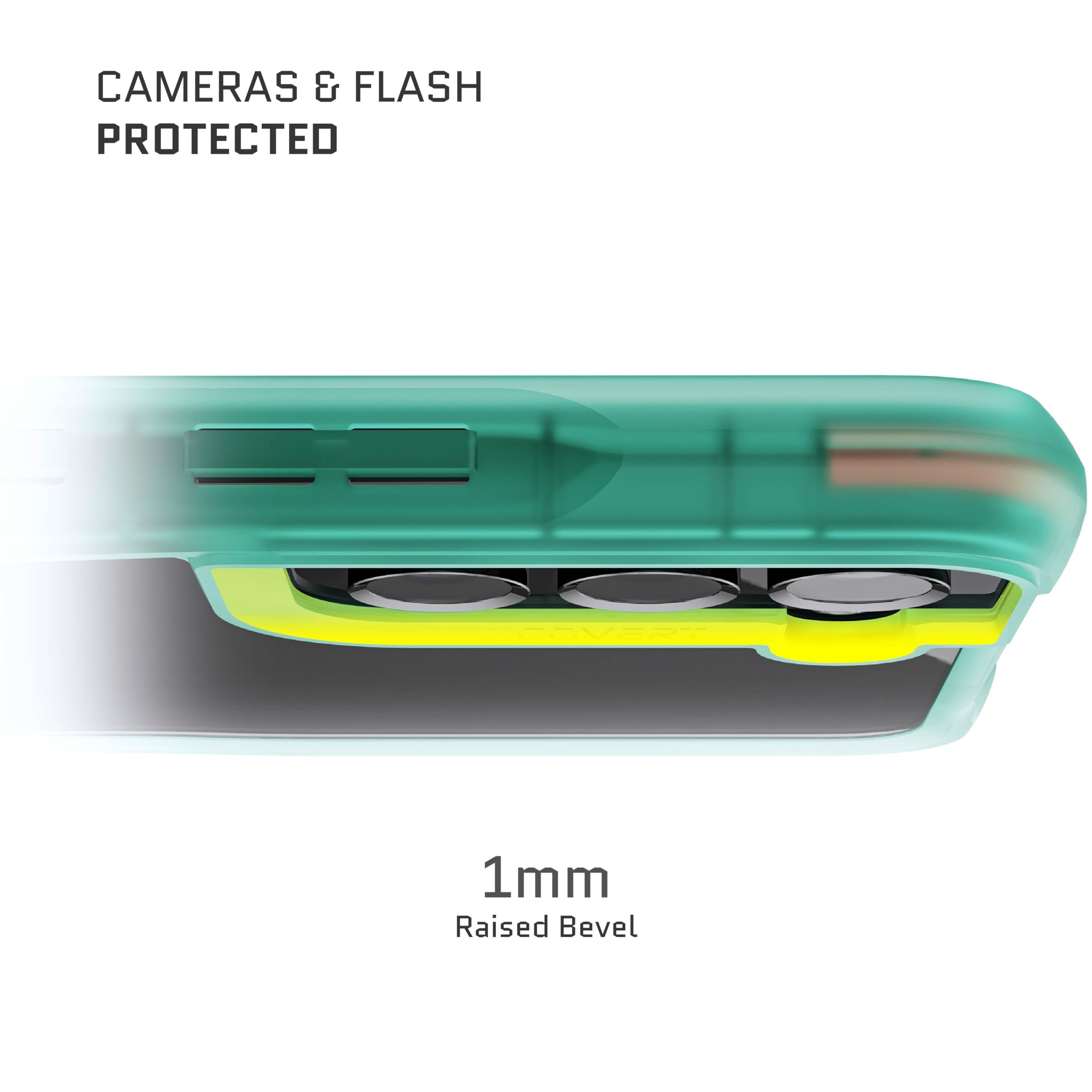 Ghostek Covert Premium Samsung S22+ 5G Phone Case Clear Shockproof Protective Cover Lightweight Transparent Design Hard Tough De