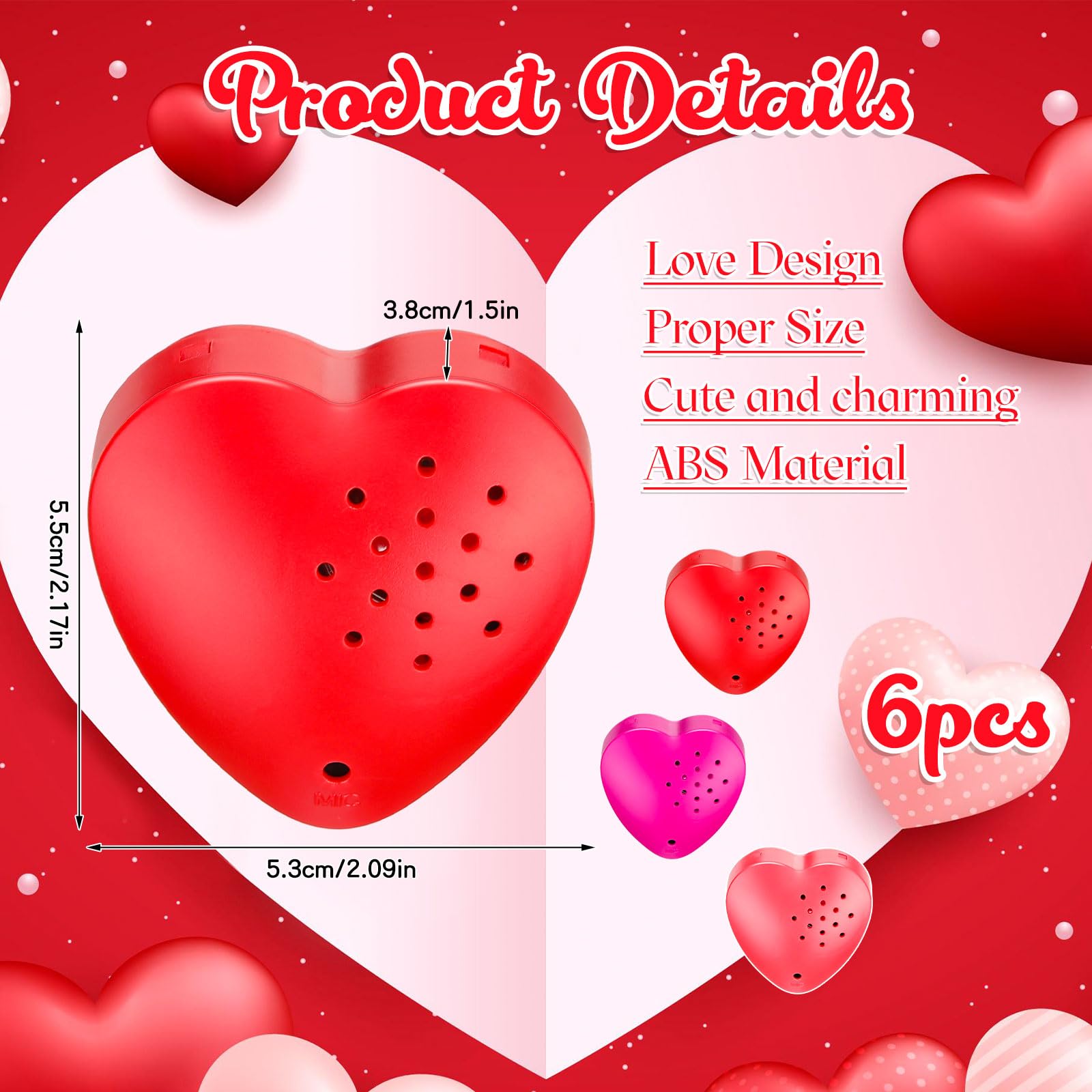 Copkim Voice Recorder, 1.0 Mb Memory, 20 Seconds Digital Voice Recorders, Pci_Express_3.0 Interface, Built In Microphone, 6.35 M