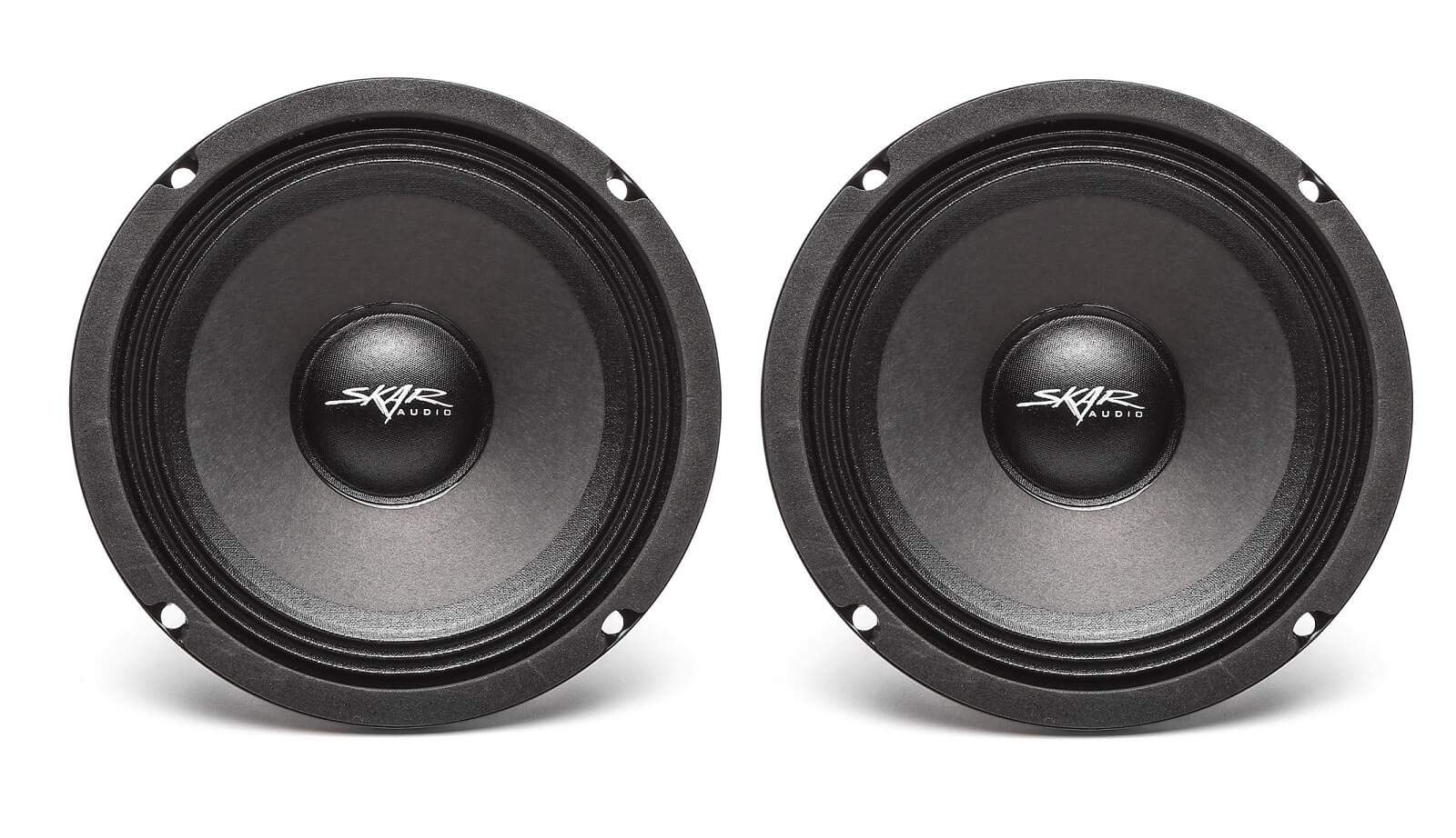 (2) Skar Audio Fsx65 8 300 Watt 6.5 Inch 8 Ohm Mid Range Loudspeakers   2 Speakers ((2) Fsx65 8)