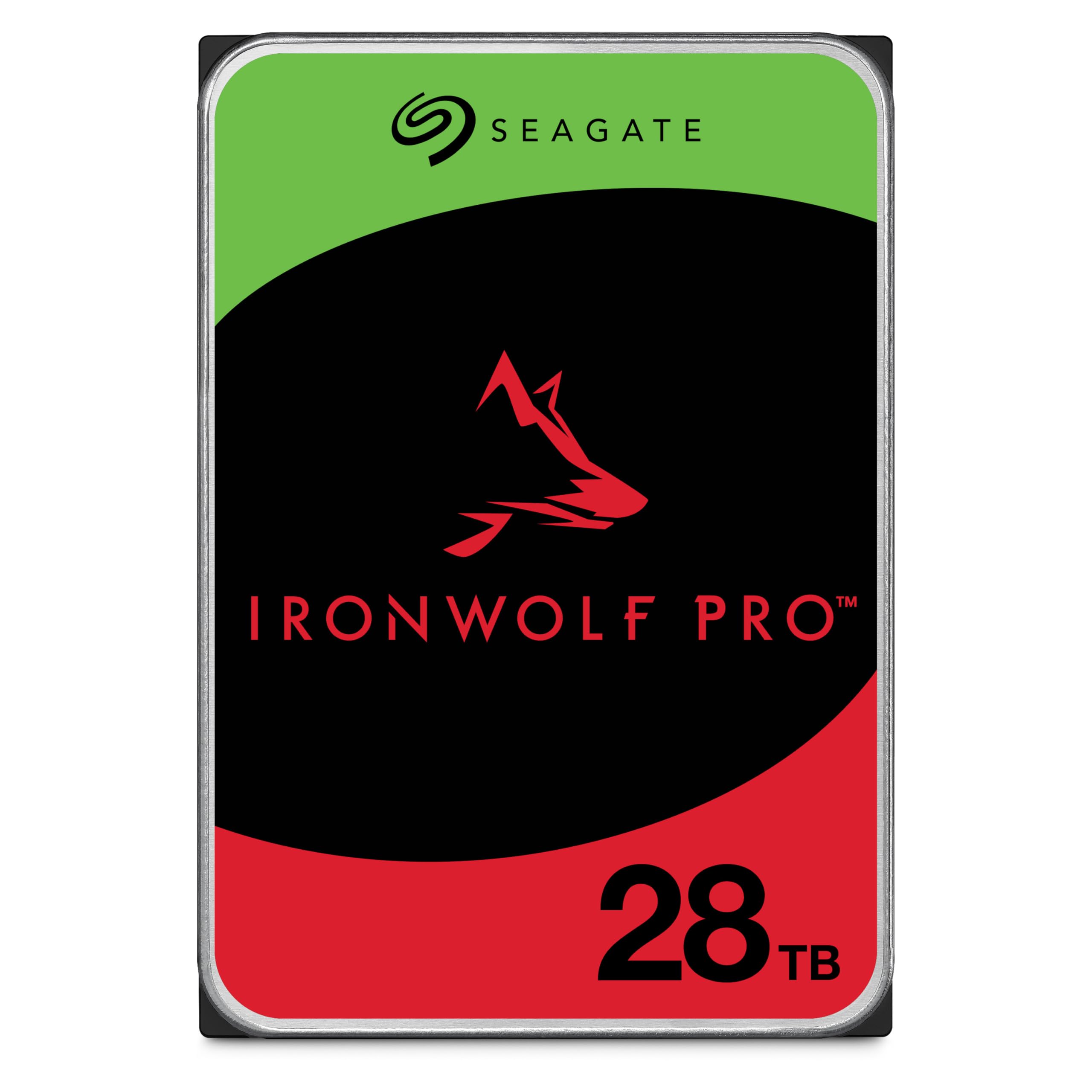 Seagate Ironwolf Pro St28000Nt000 28 Tb Hard Drive  3.5inch Internal  Sata (Sata/600)  Conventional Magnetic Recording (Cmr) Met