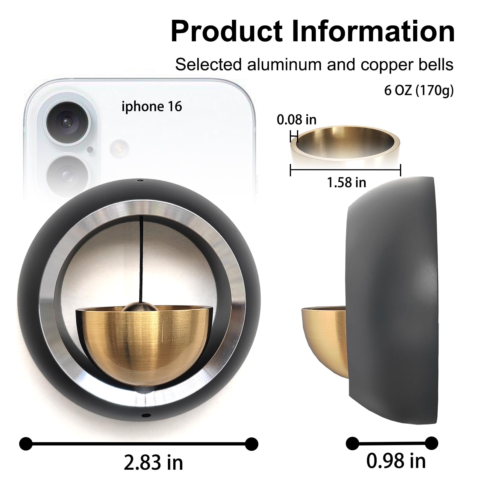 Shopkeepers Bell For Door Opening,Door Chimes When Door Opens,Magnetic Door Bell For Business Entry,Suitable For Homes, Shops, O