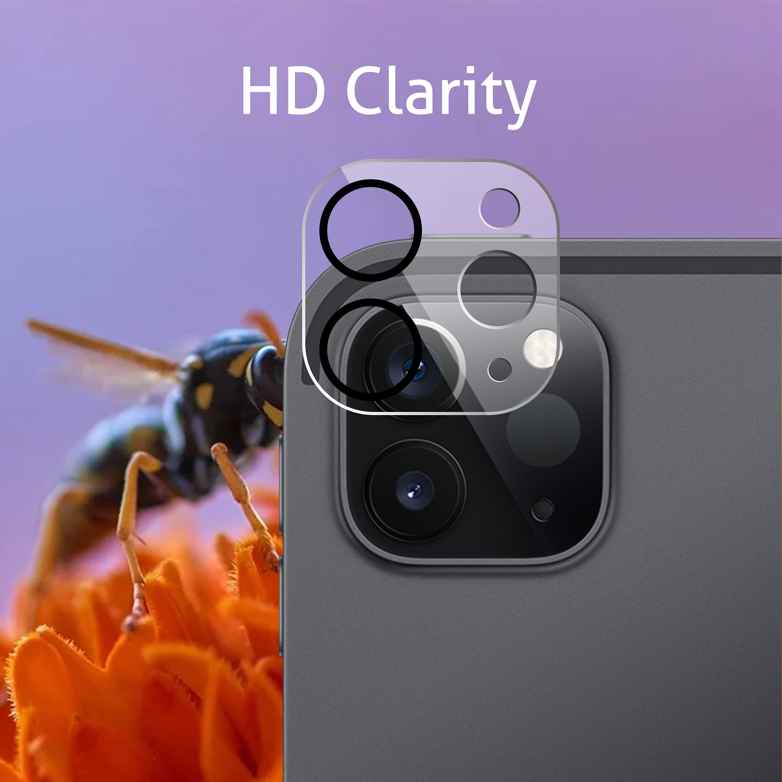 Ailun Screen Protector For Ipad Pro 11 Inch 2022/2021/2020 (4Th/3Rd/2Nd Generation) 2 Pack + 2 Pack Camera Lens Protector,Temper