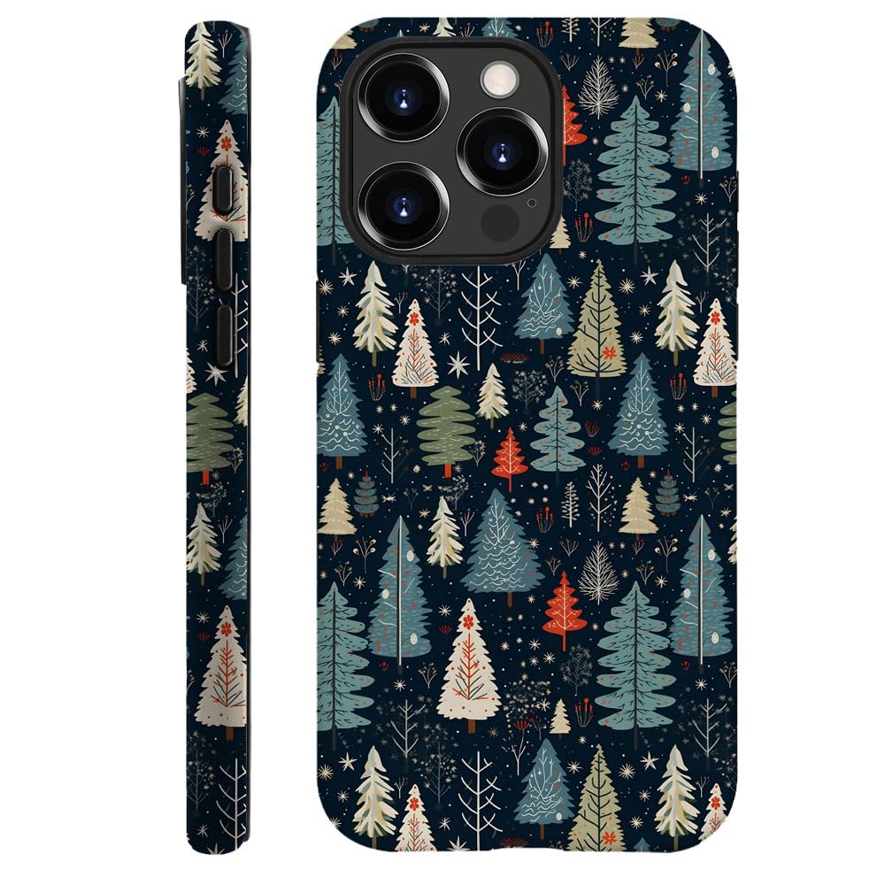 Compatible with iPhone 13 Pro,Durable & Shockproof Phone Case Cover Design - Christmas Tree Aesthetic