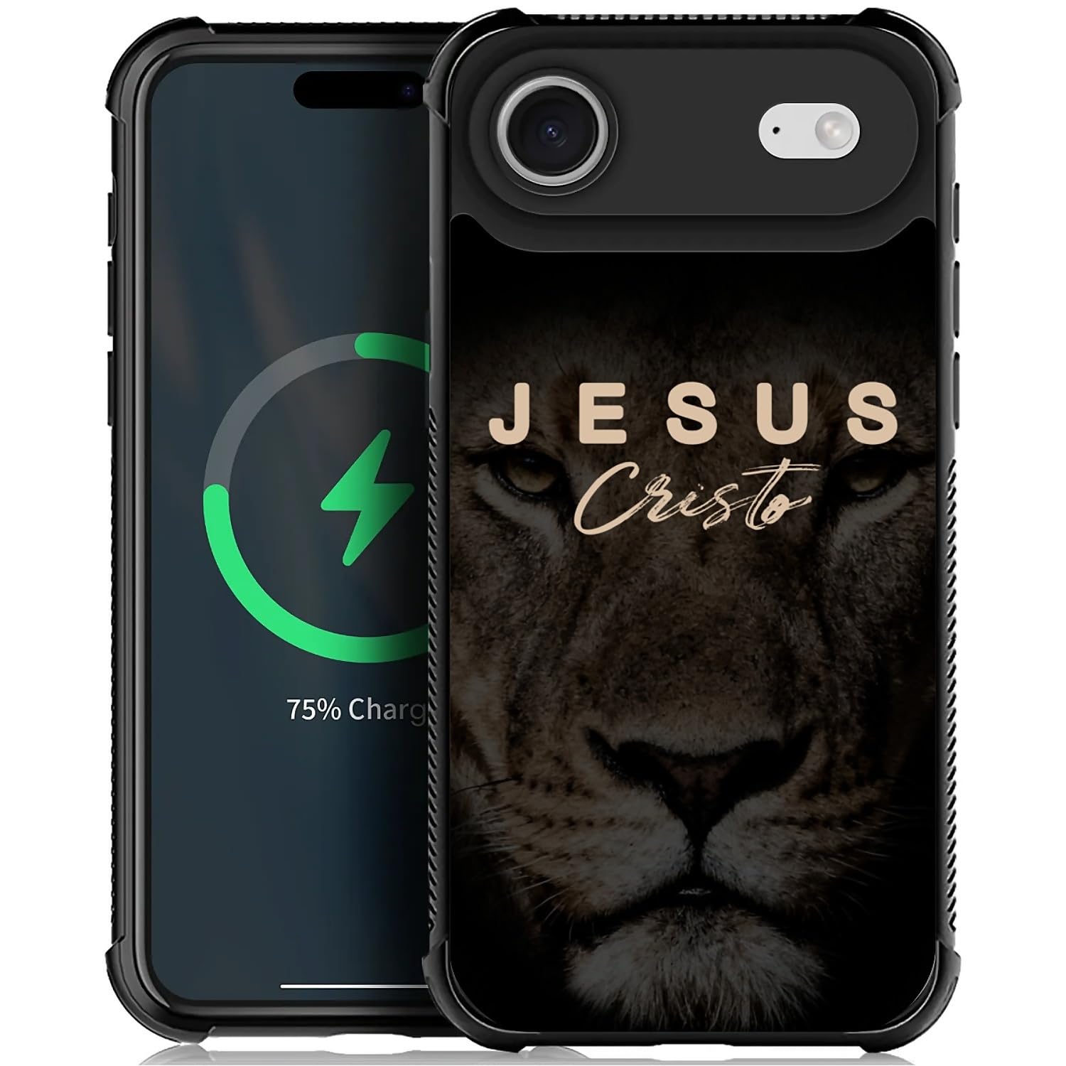 Deaorew for iPhone 17 Air Case | Compatible with MagSafe | Classic Slim Cover Design | Jesus Lion