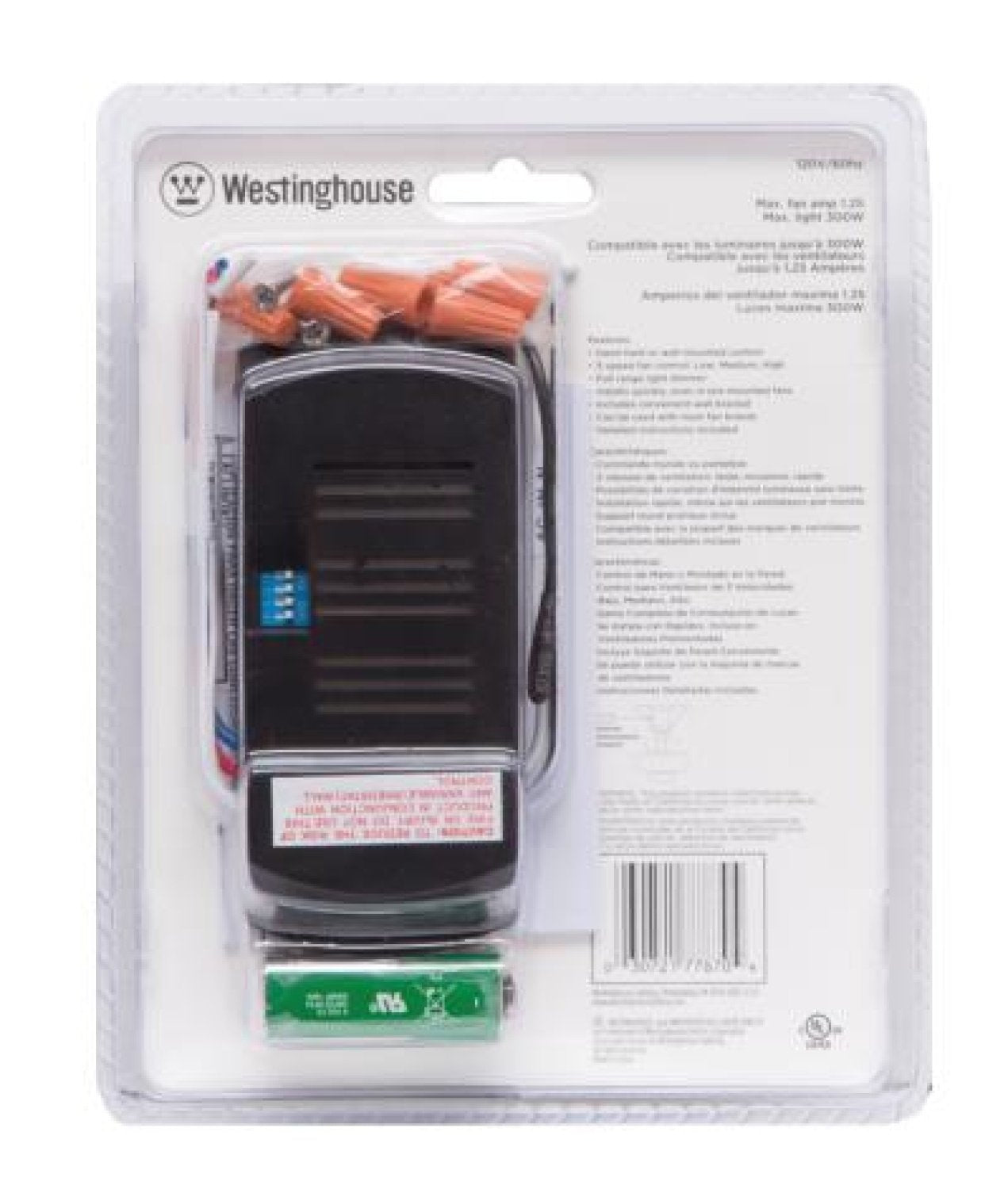 Westinghouse Lighting 7787000 Ceiling Fan And Light Remote Control, White