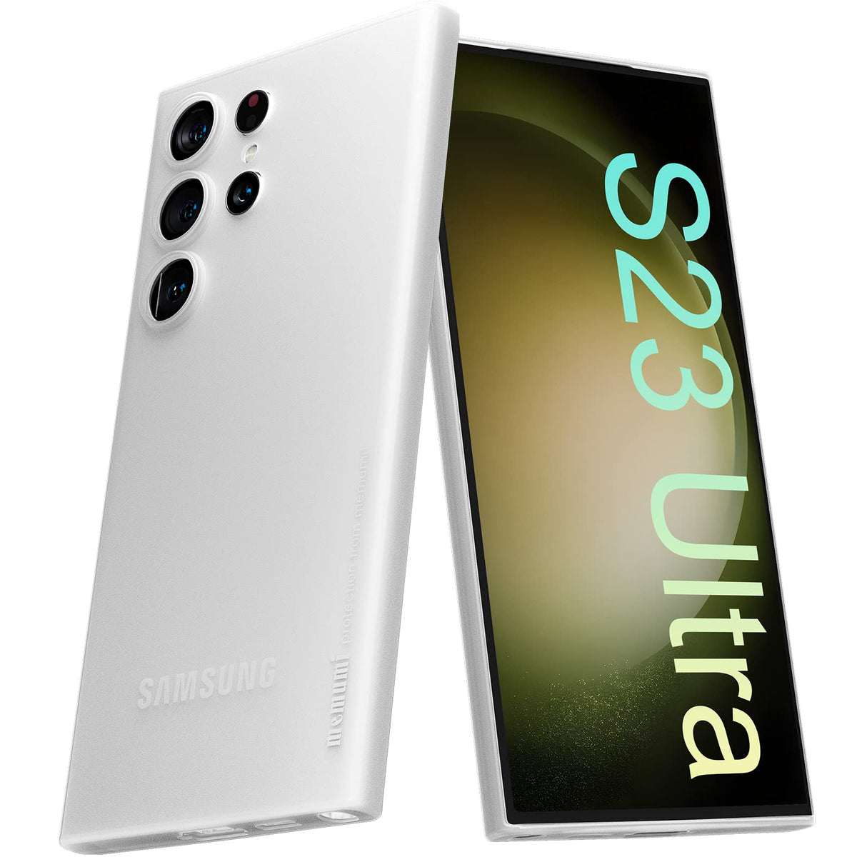 Memumi Ultra Slim For Samsung Galaxy S23 Ultra Case, Super Light 0.3Mm Matte Hard Back Cover For Galaxy S23 Ultra Thin Phone Cas