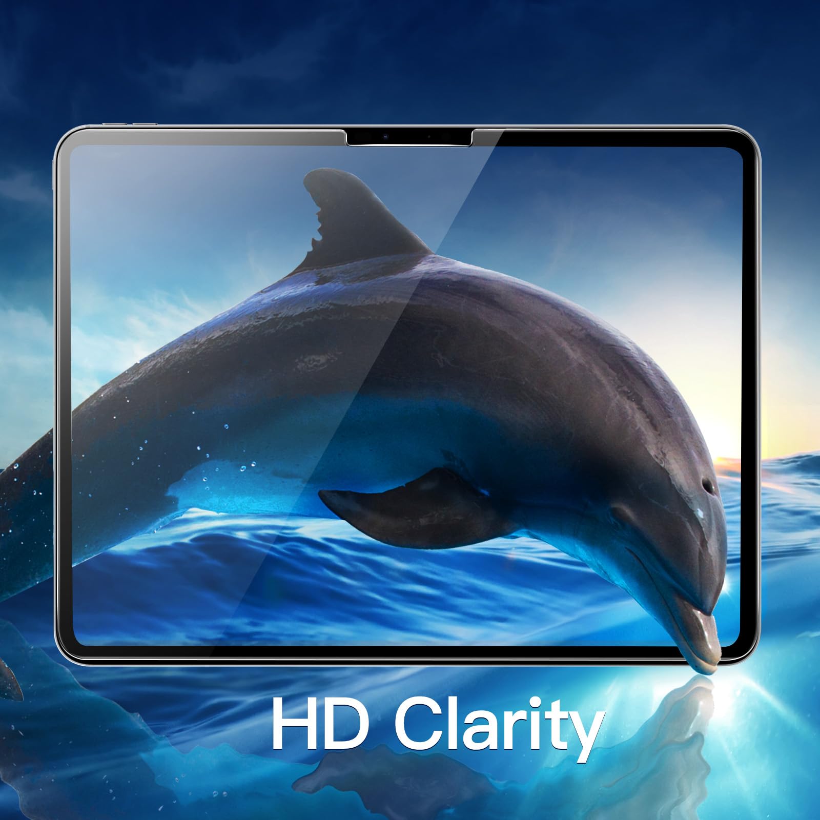 Jetech Screen Protector For Ipad Pro 11 Inch M4 (2024), 9H Tempered Glass Film, Hd Clear, 2 Pack