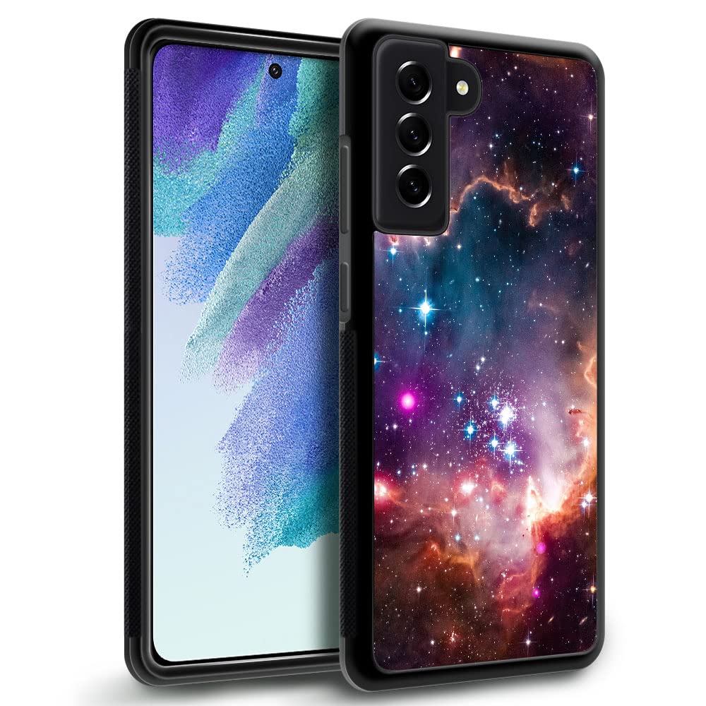 ZHEGAILIAN Samsung Galaxy S23+ Case, Colorful Galaxy Nebula, Non-Slip Shockproof TPU Bumper PC Cover 6.6 inch