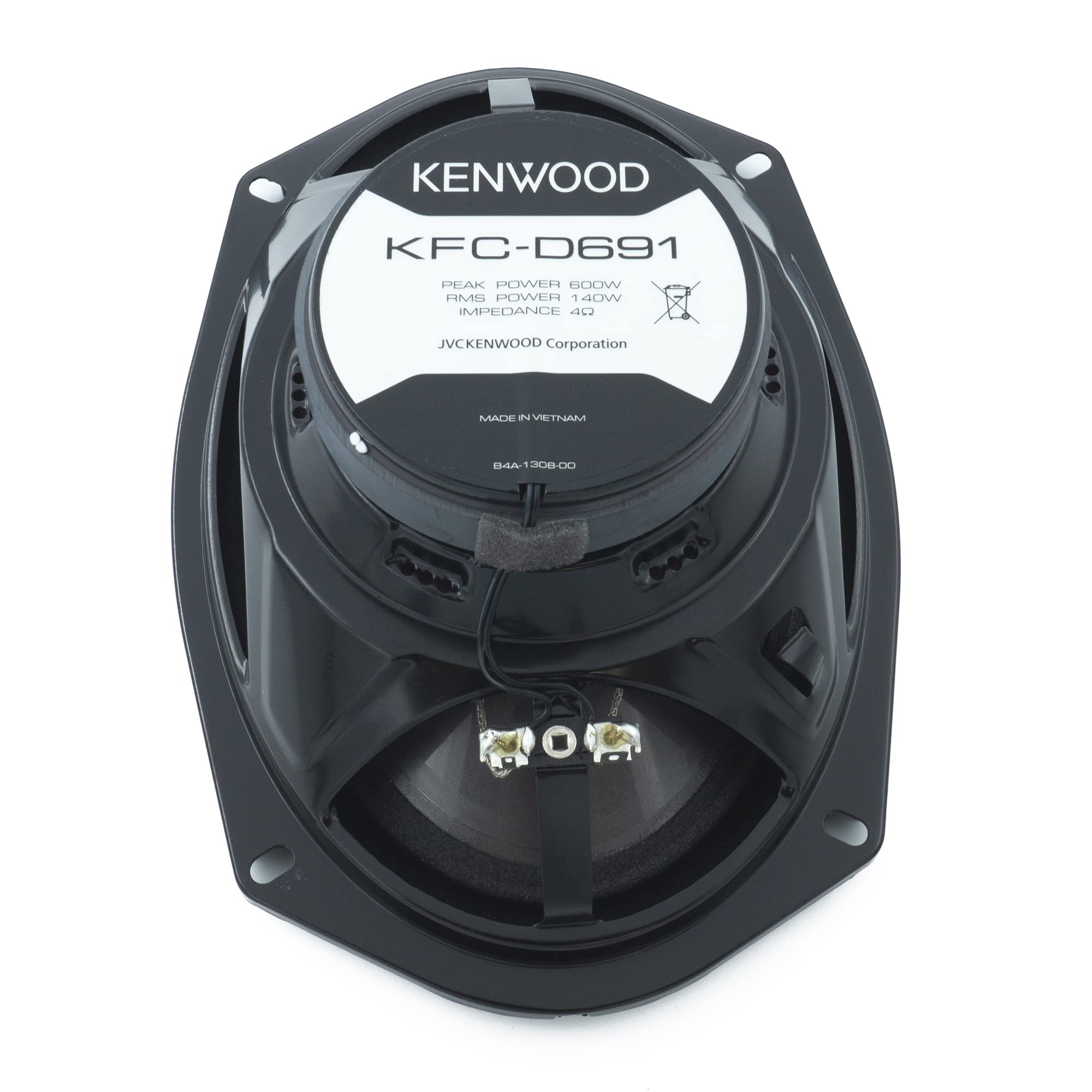 Kenwood Kfc D691 6X9 Inch 4 Way 600 Watt Peak Power Performance Series Car Audio Speakers
