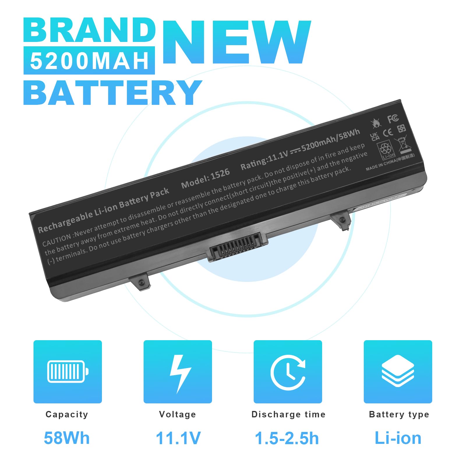 Fancy Buying Laptop Battery For Dell Inspiron 1526 1525 1545 1546 1750 1440 Pp29L Pp41L Fits Gw240 Rn873 M911G M911 X284G K450N