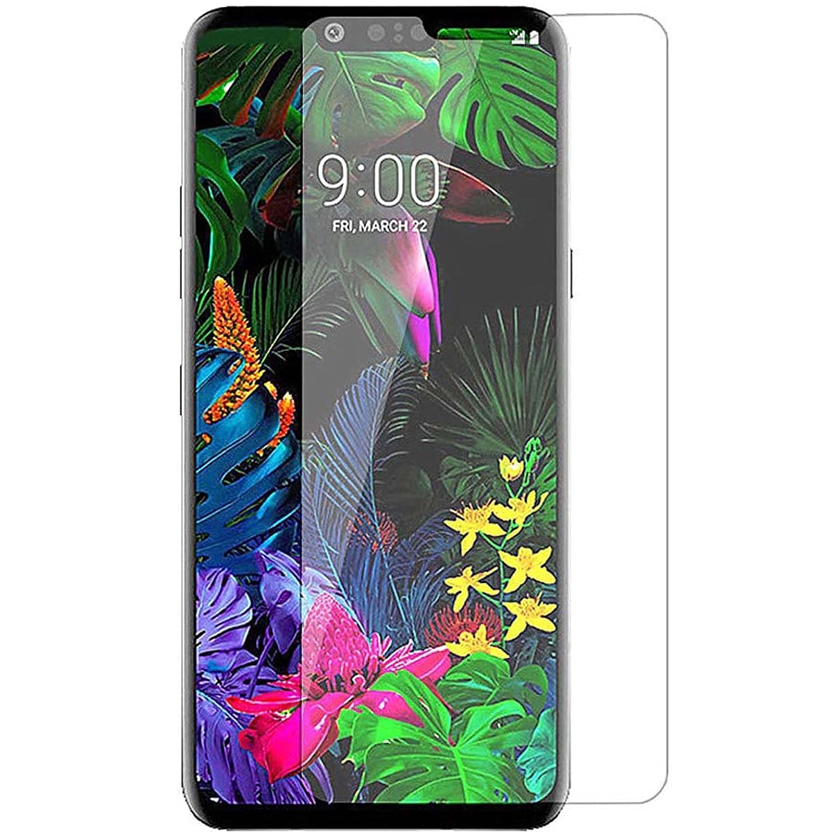 Uponew For Lg G8 Thinq Tempered Glass Screen Protector   [2 Pack] Tempered Glass Screen Protector Frontier Protective Protector