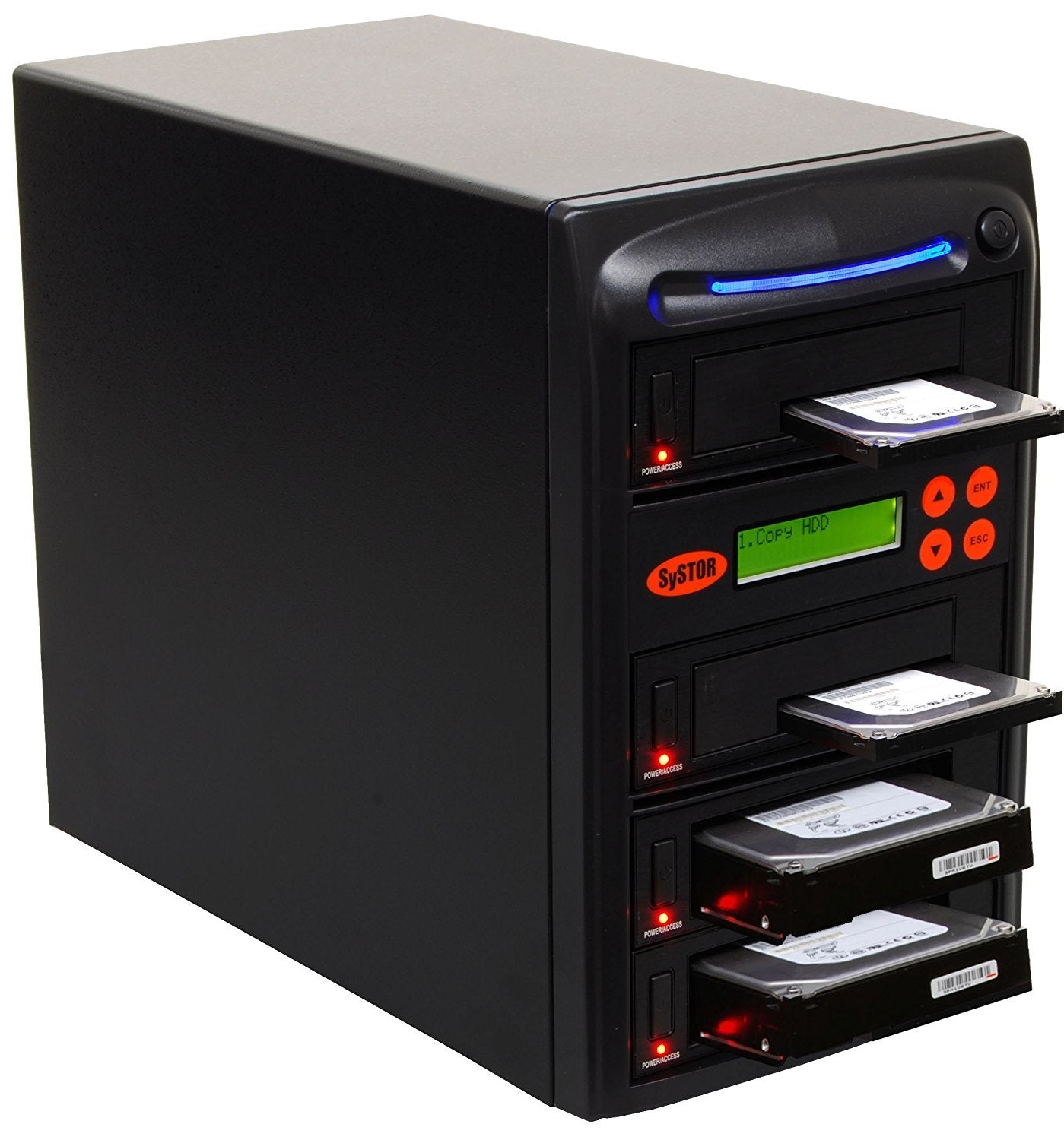 Systor 1:3 Hdd/Ssd Hard Drive Duplicator   18Gb/Min   Standalone Copier & Eraser/Sanitizer For Multiple Sata 3.5 Disk & 2.5 Soli