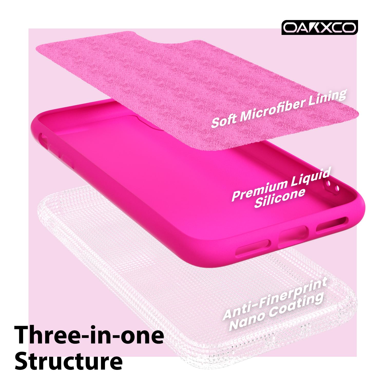 Oakxco For Iphone Xr Phone Case Liquid Silicone, Neon Bright Solid Color, Thin Slim Soft Rubber Gel Matte Tpu Plain Simple Cover