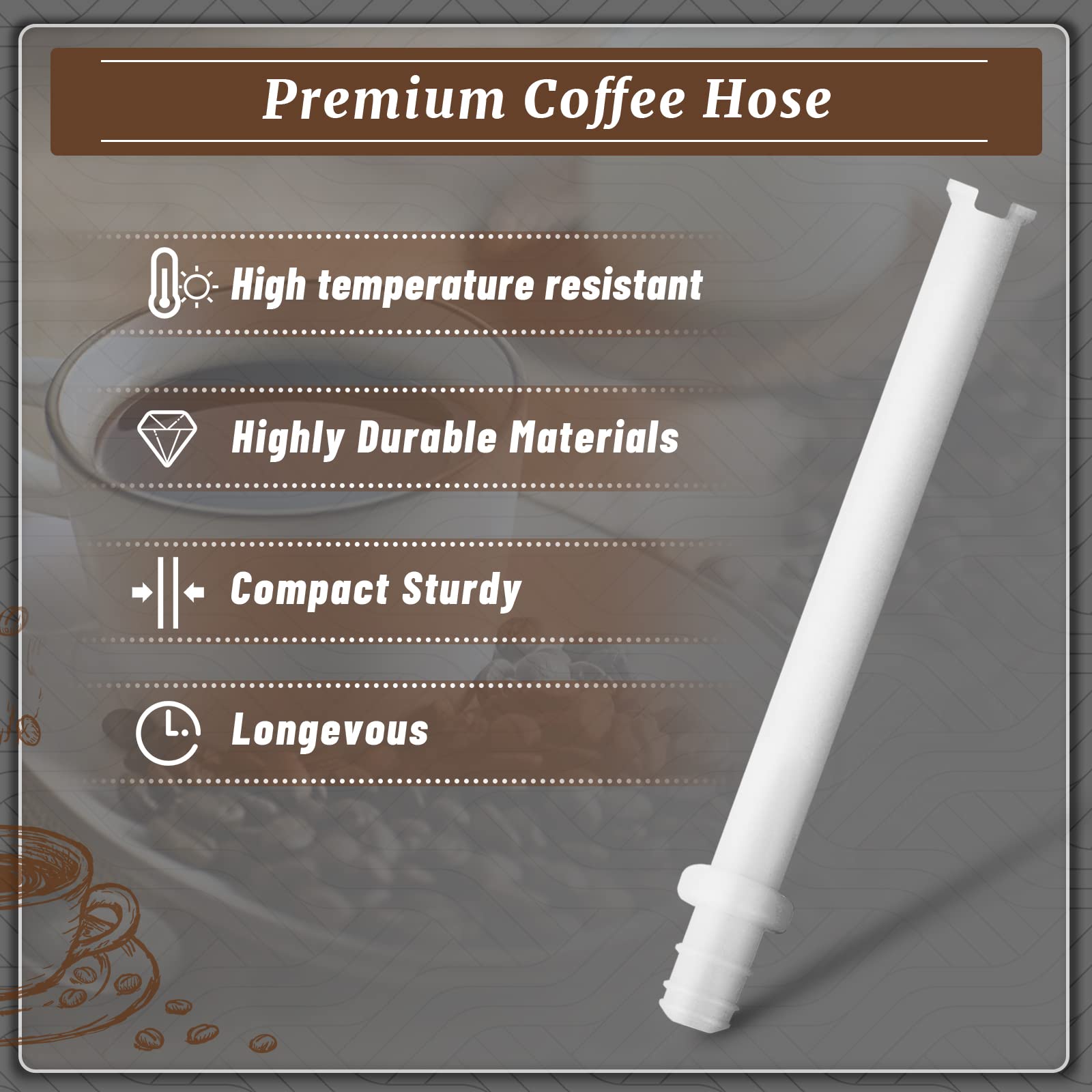 162416 000 000 Silicone Tube Replacement For Mr Coffee Silicon Tube Bvmc Ecmp1000 Espresso Maker