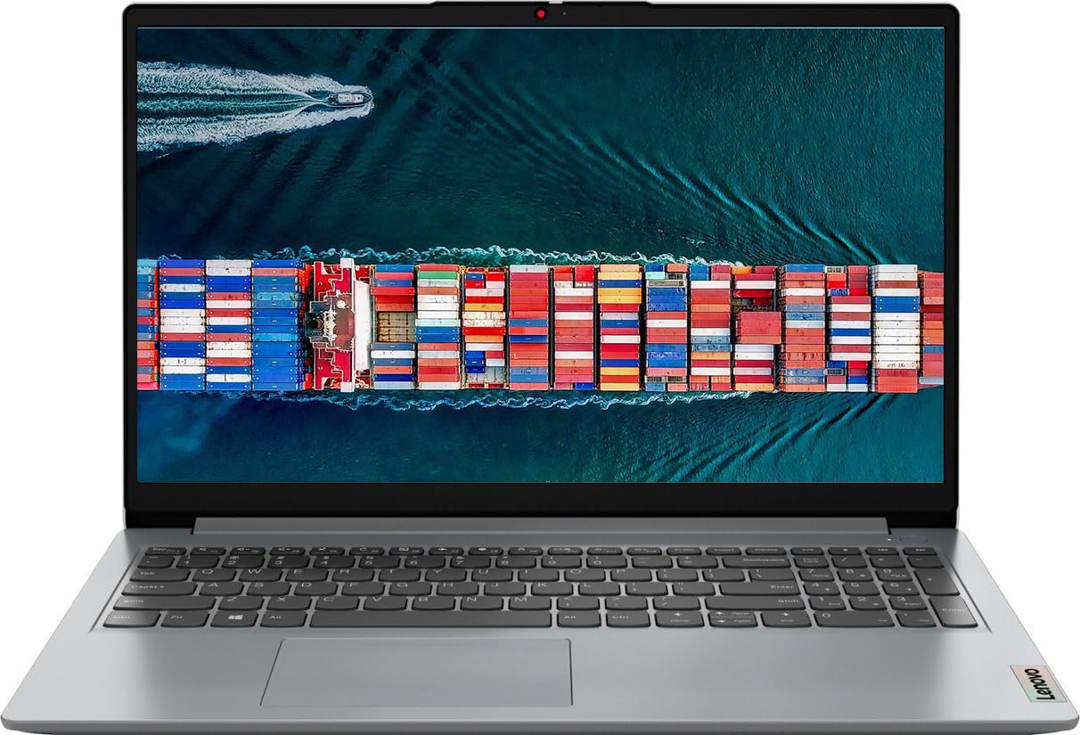 Lenovo Ideapad 1 15.6'' Hd Laptop, Athlon Silver 7120U, 4Gb Ram, 128Gb Ssd, Webcam, Type C, Sd Card Reader, Usb A&C, Wi Fi 6, Wi