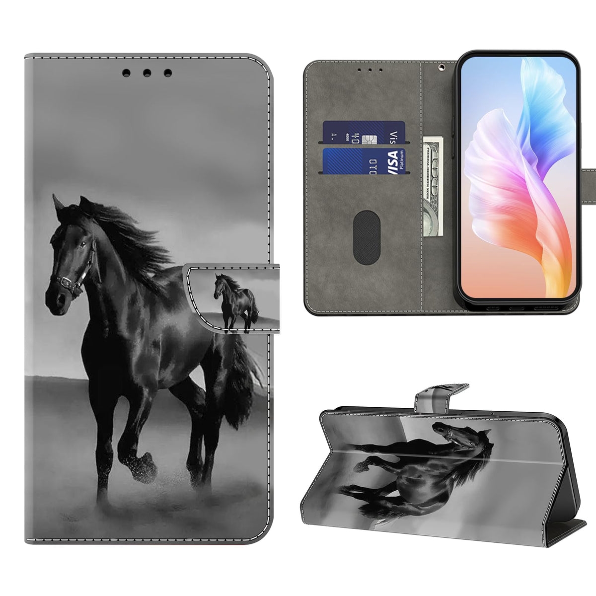 Vodefox For Lg Stylo 5 Case,Lg Stylo 5 Phone Case With Card Holder For Women Girls Boys, Pu Leather Flip Wallet Protective Cover