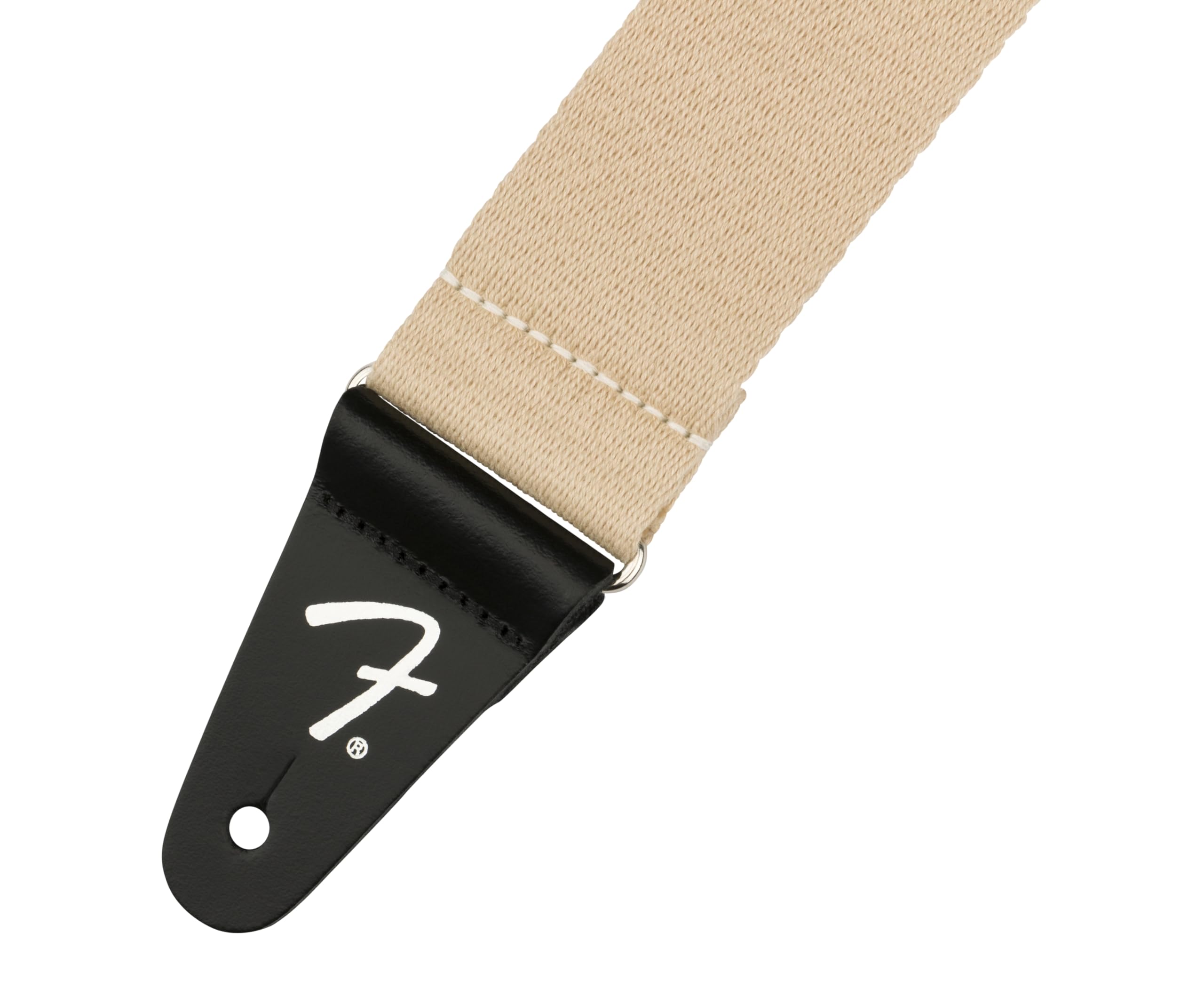 Fender Supersoft Series Guitar Strap, Adjustable From 34 To 58, Leather Ends, Sand