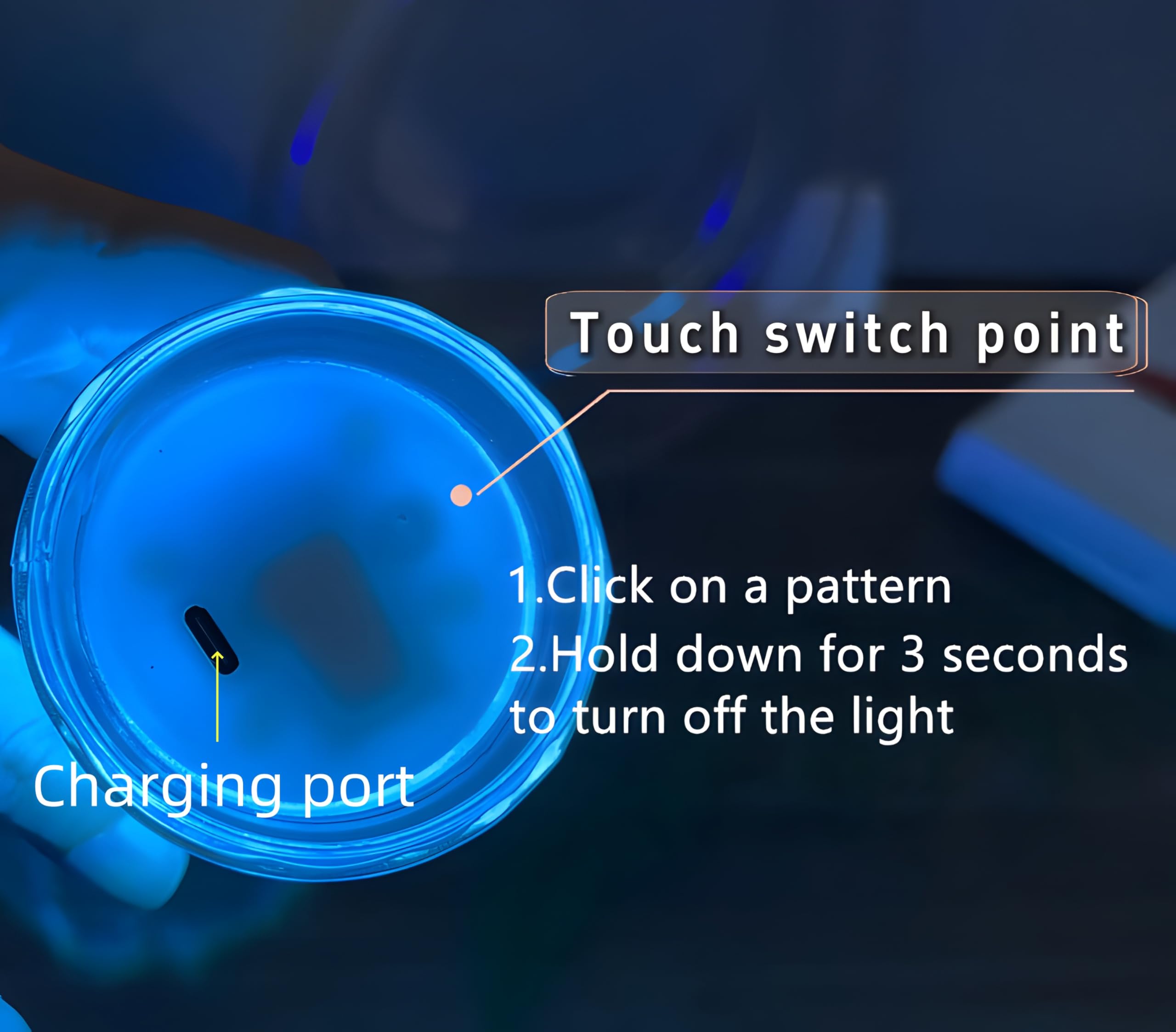 Klexcol Led Flameless Candles Set Of 2, Rechargeable Operation, Candle Flickering, Electric Decorative Column And Remote Control